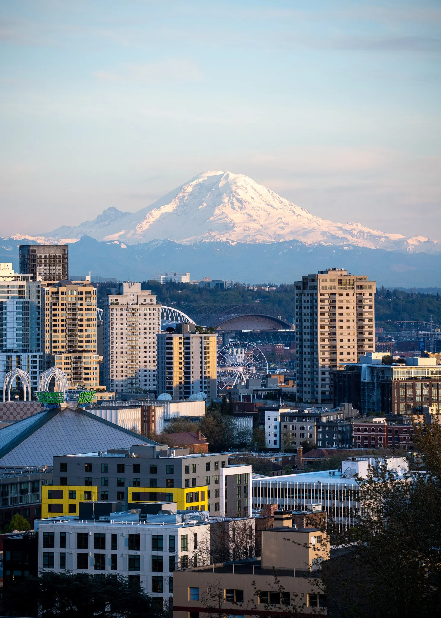 Mount Rainier + Seattle Great Wheel