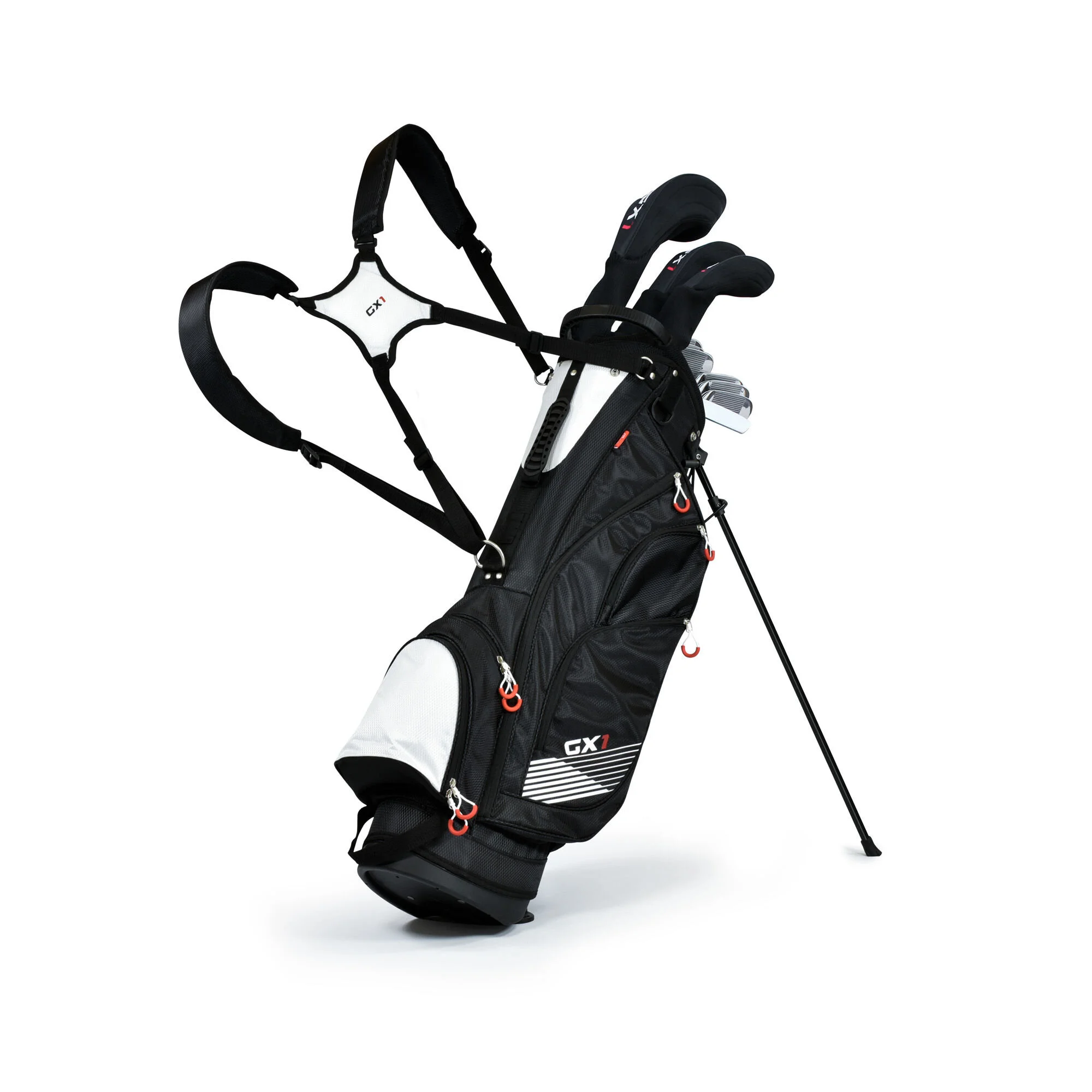 GX1 Mens Right Hand Graphite Golf Set with Stand Bag