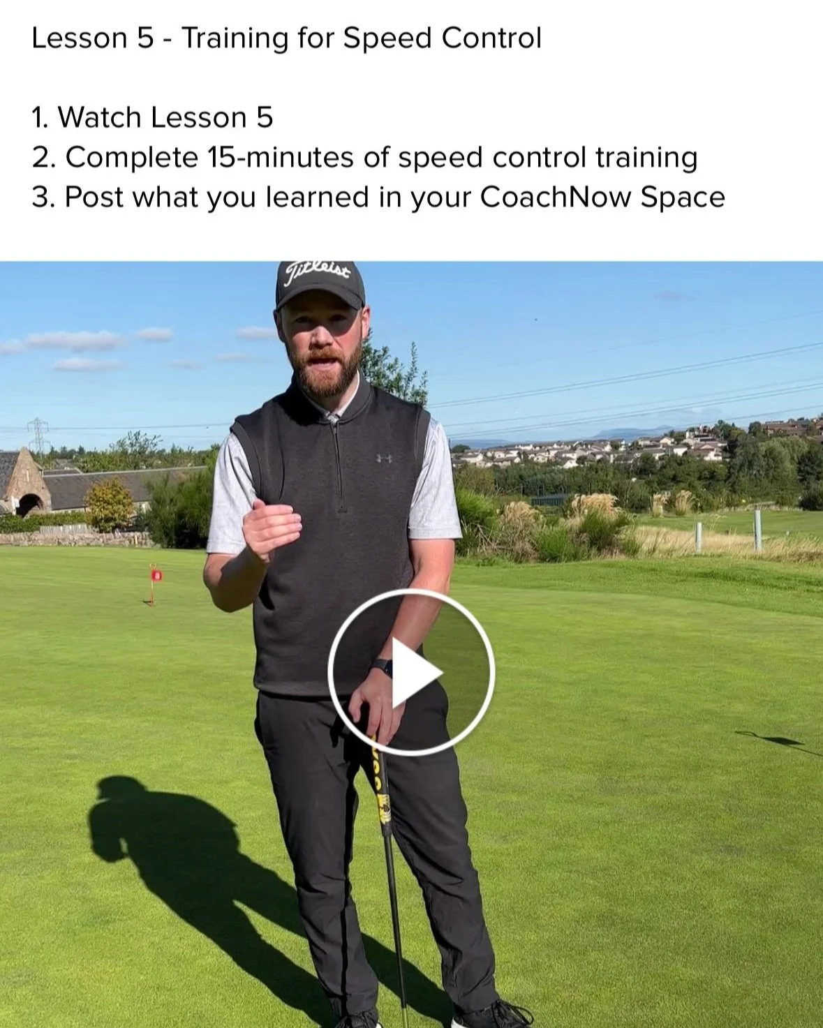Golf lessons Edinburgh