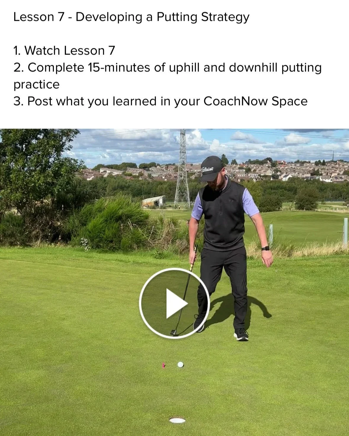 Golf lessons Edinburgh