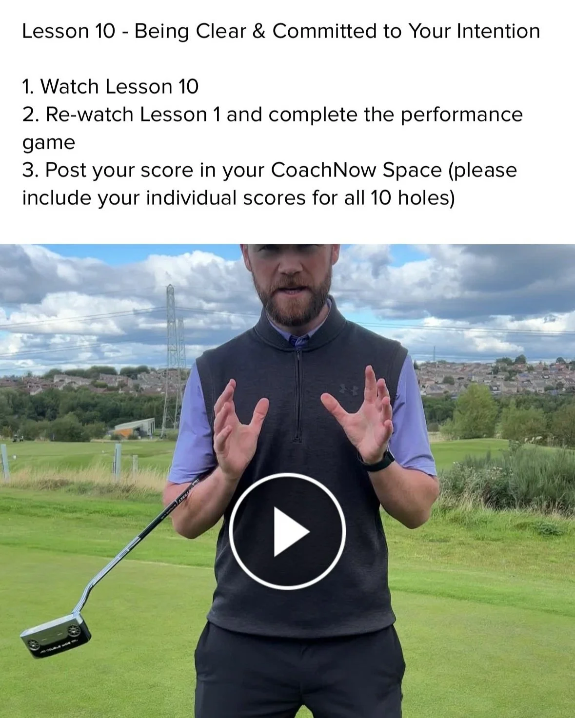 Golf lessons Edinburgh
