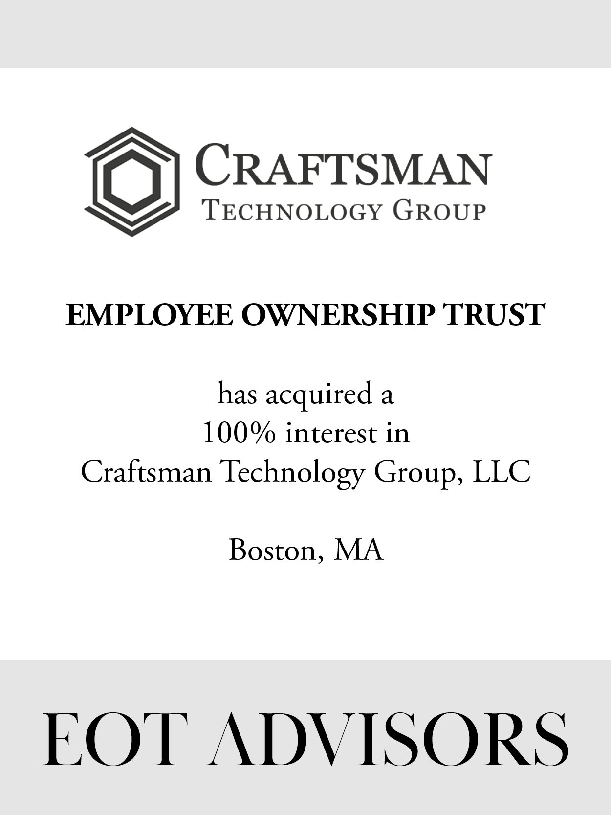 Craftsman Technology Group