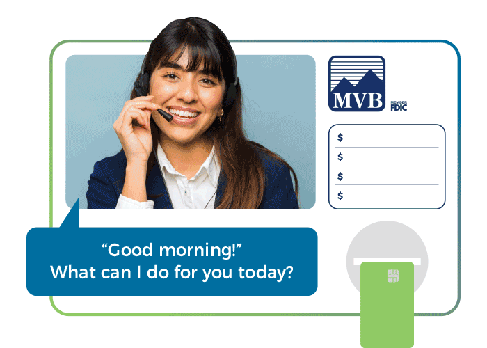 Animation of different customer service people