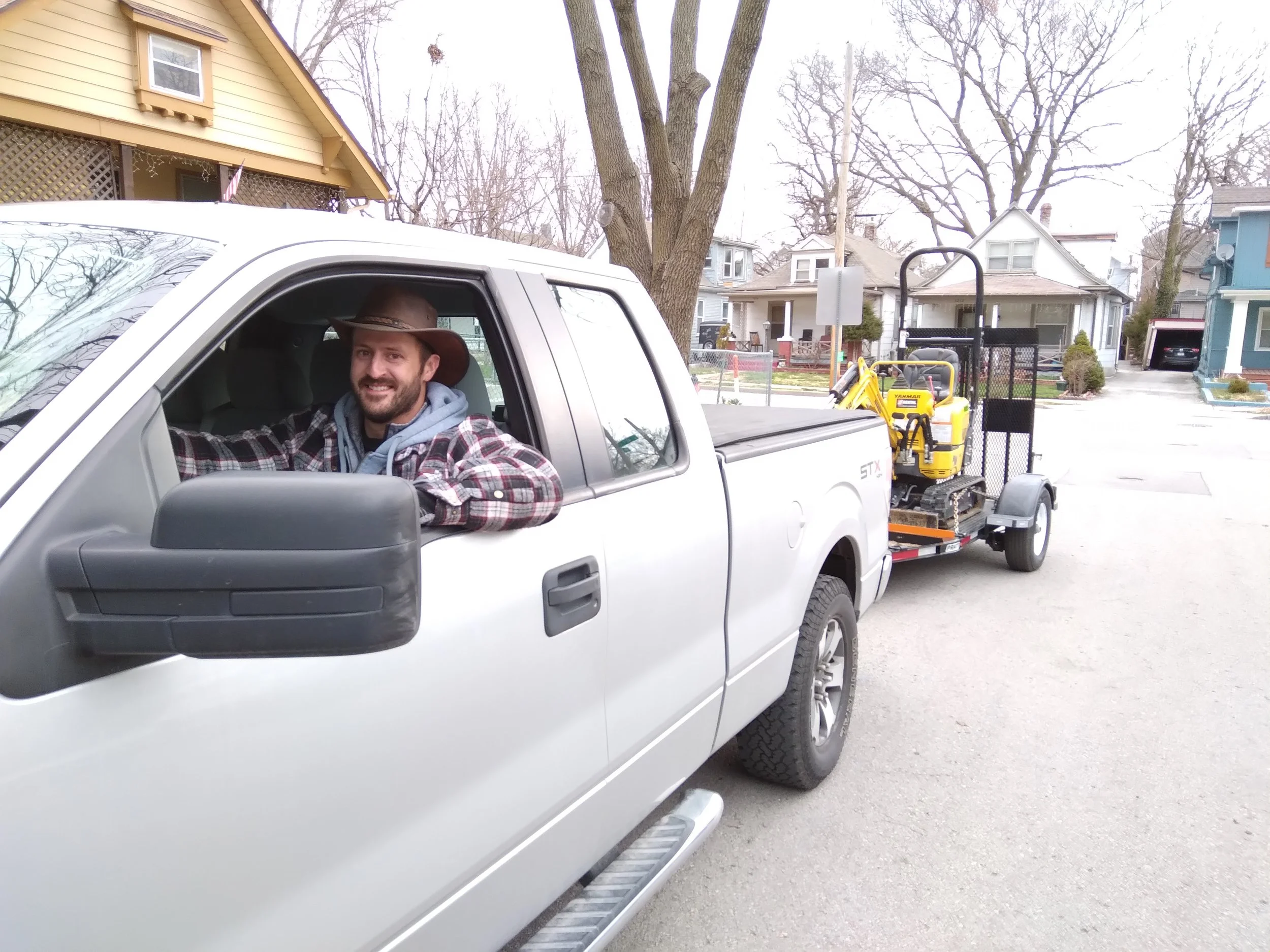 Brian in the truck