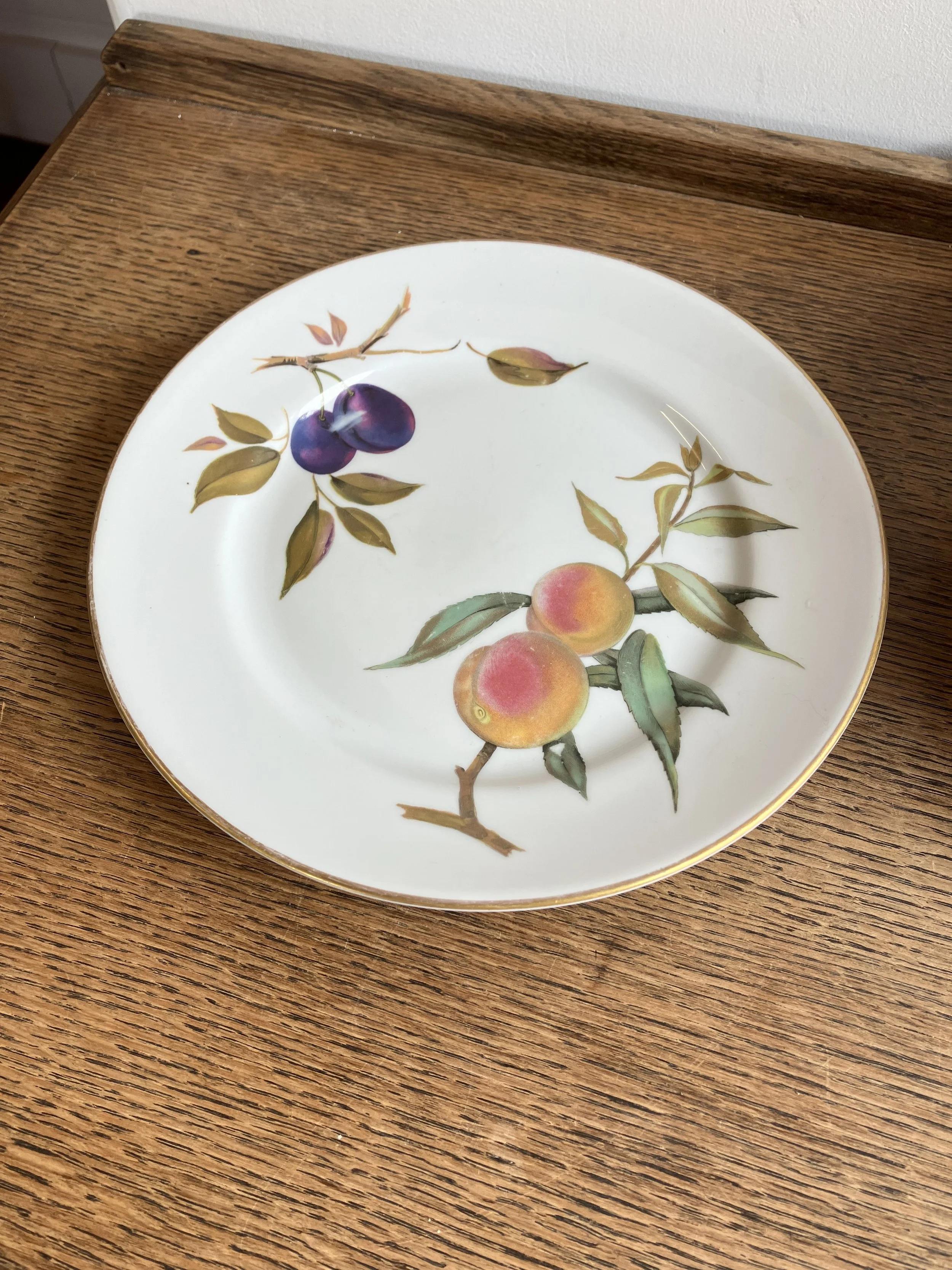 Set of Six Royal Worcester Evesham Dinner Plates