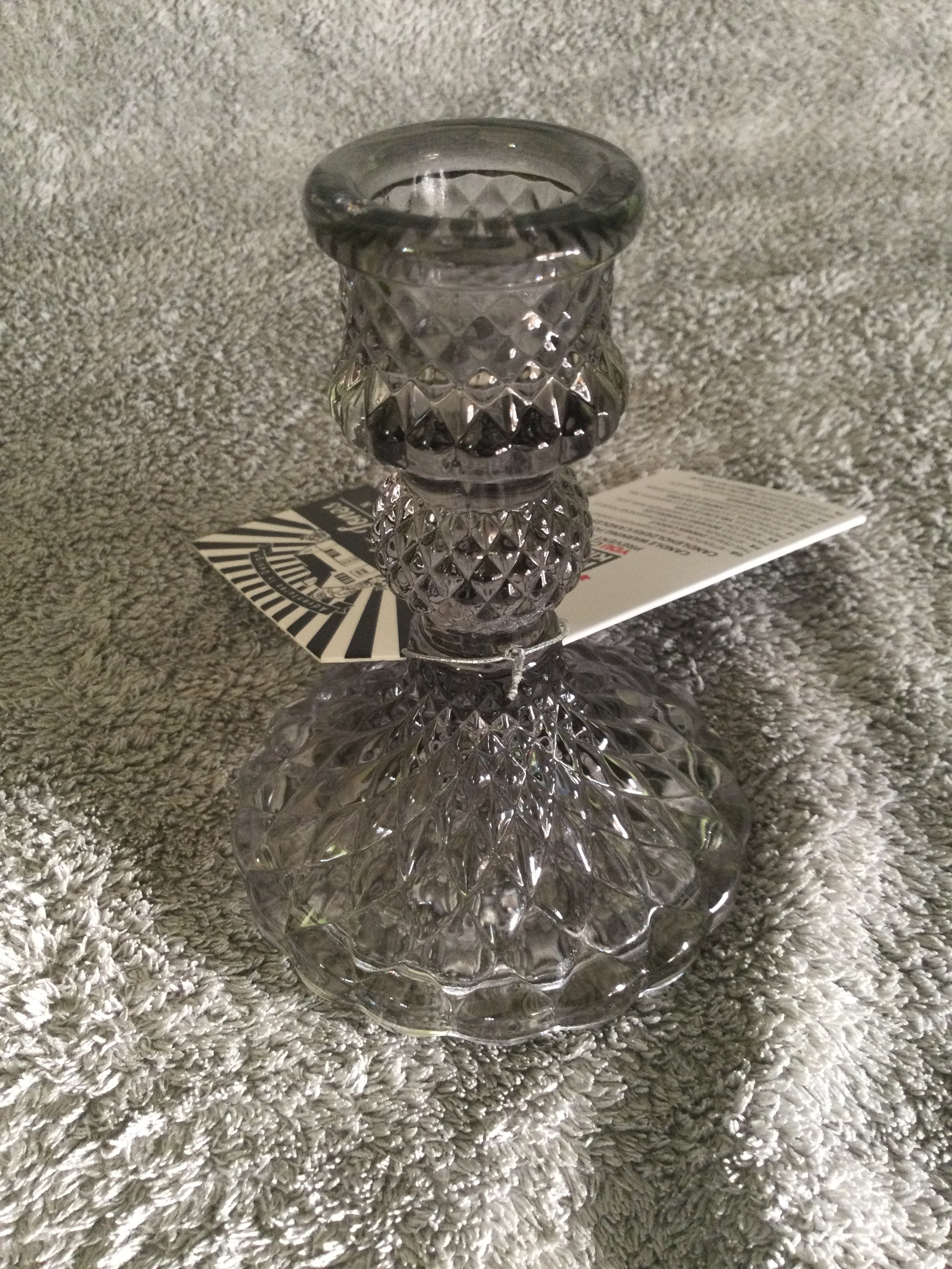 Temethy Jones of London Clear Glass candle Holder — MMY Home Interiors