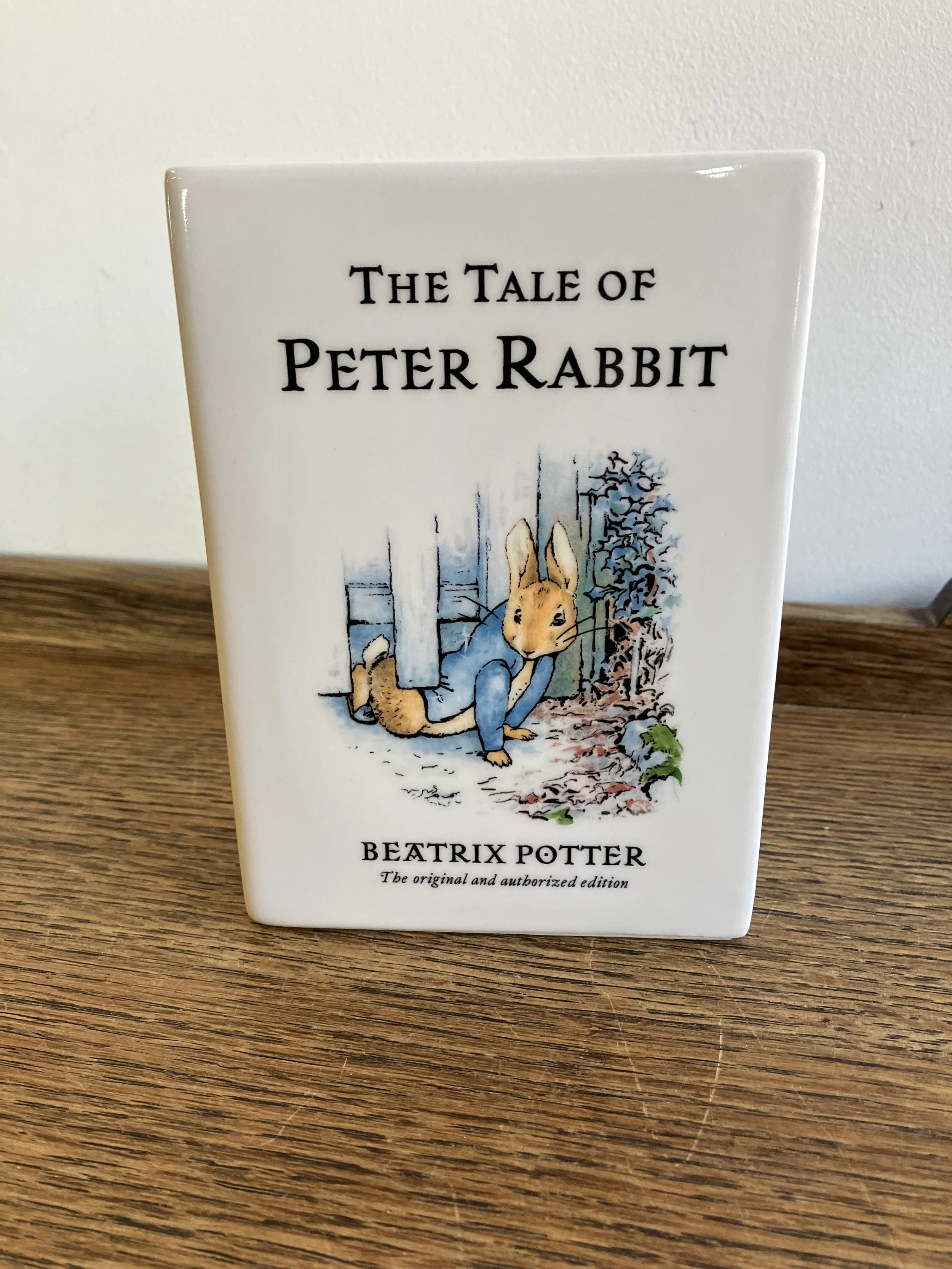 Ceramic Beatrix Potter Peter Rabbit Moneybox