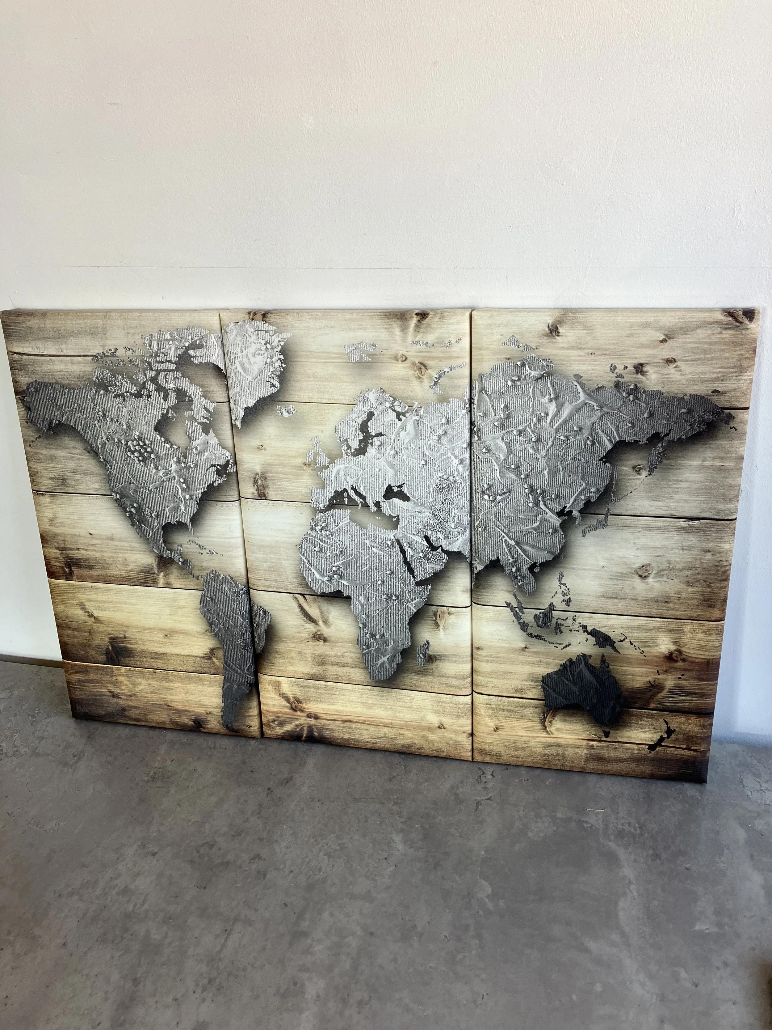 Doors To The World Three Panel Canvas Wall Art