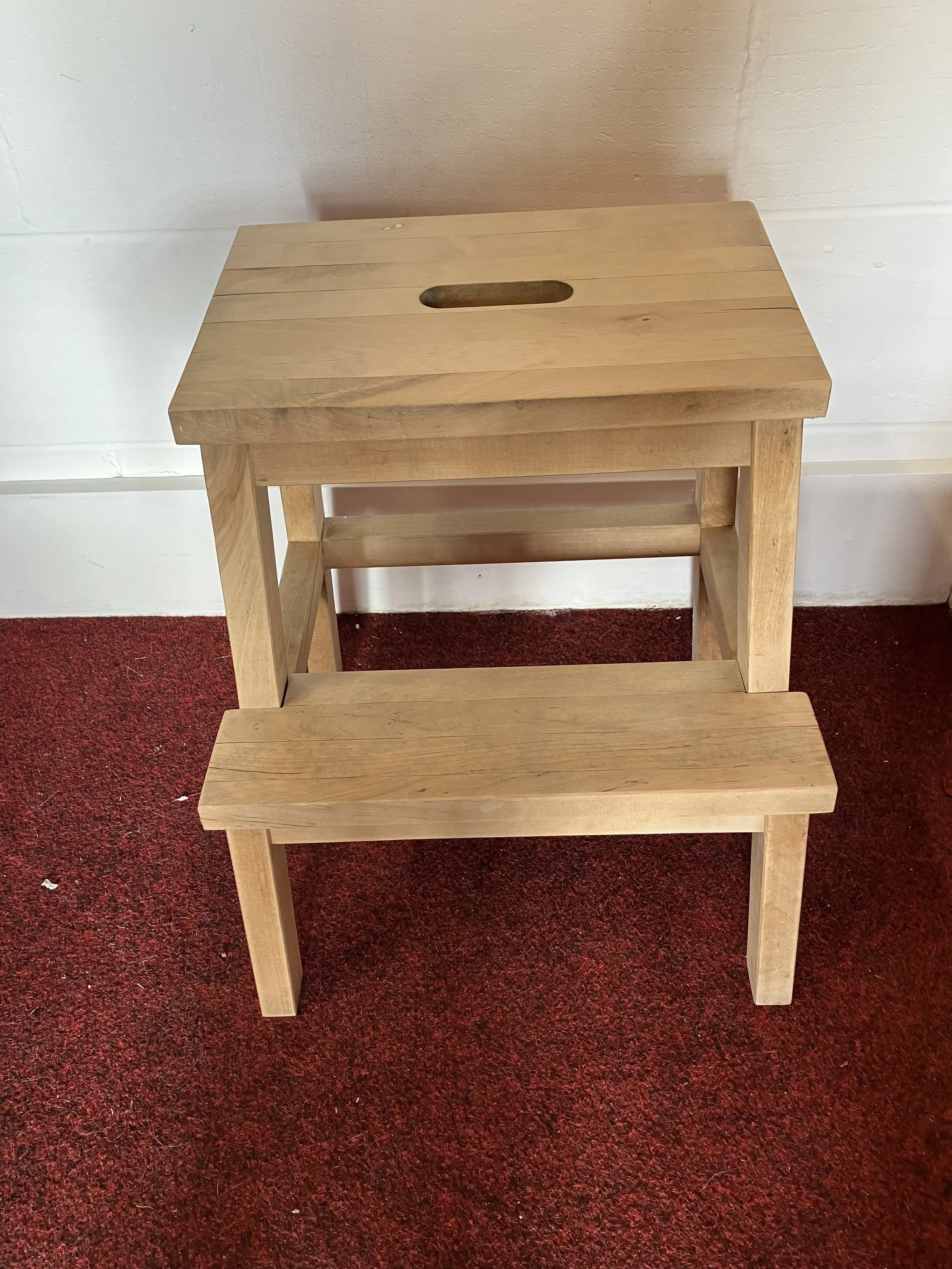 Ikea Bekvam Wooden Step Stool with Carrying Handle