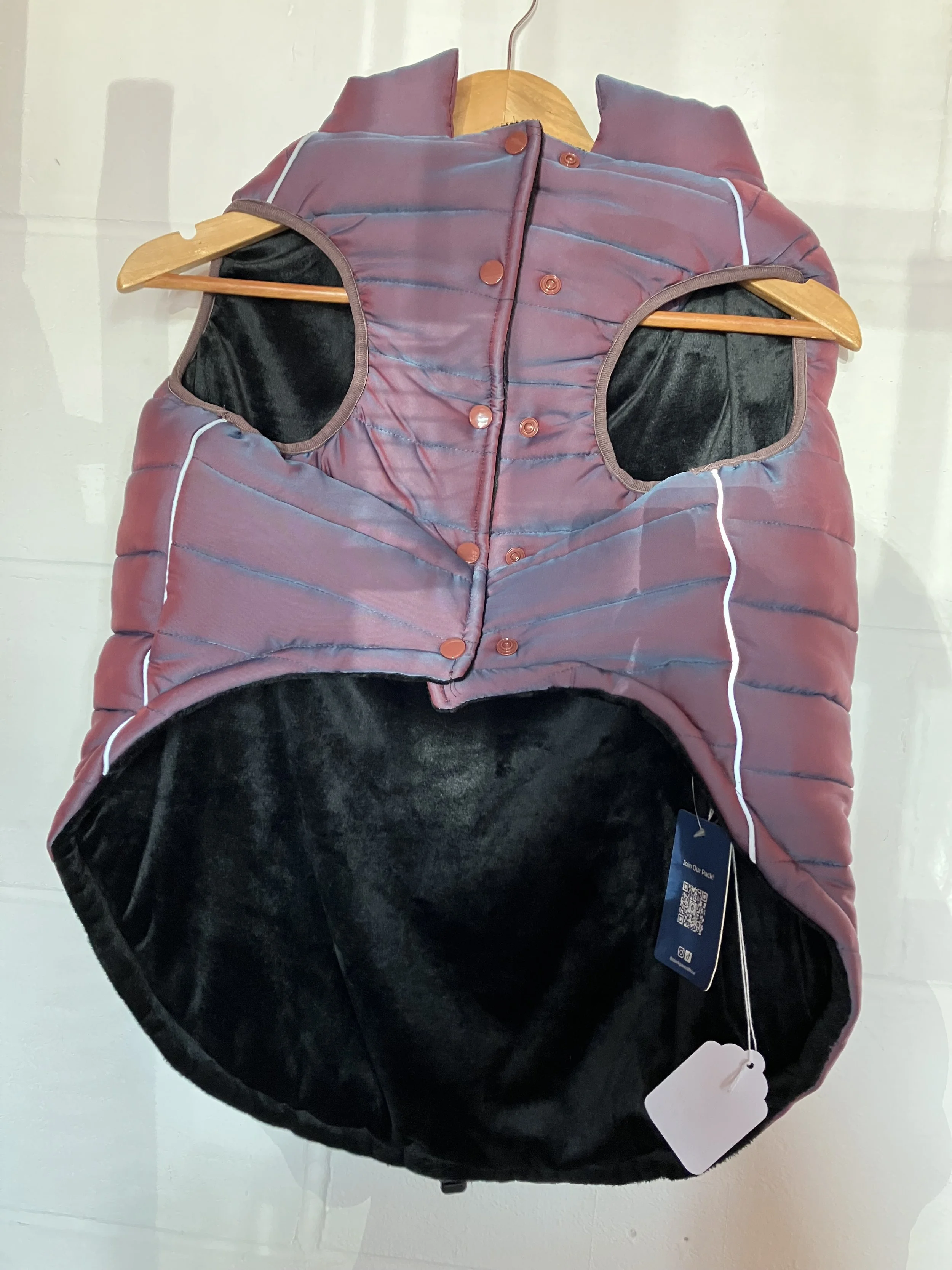 Spark Paws Blue and Red Winter Dog Jacket Size 3XL