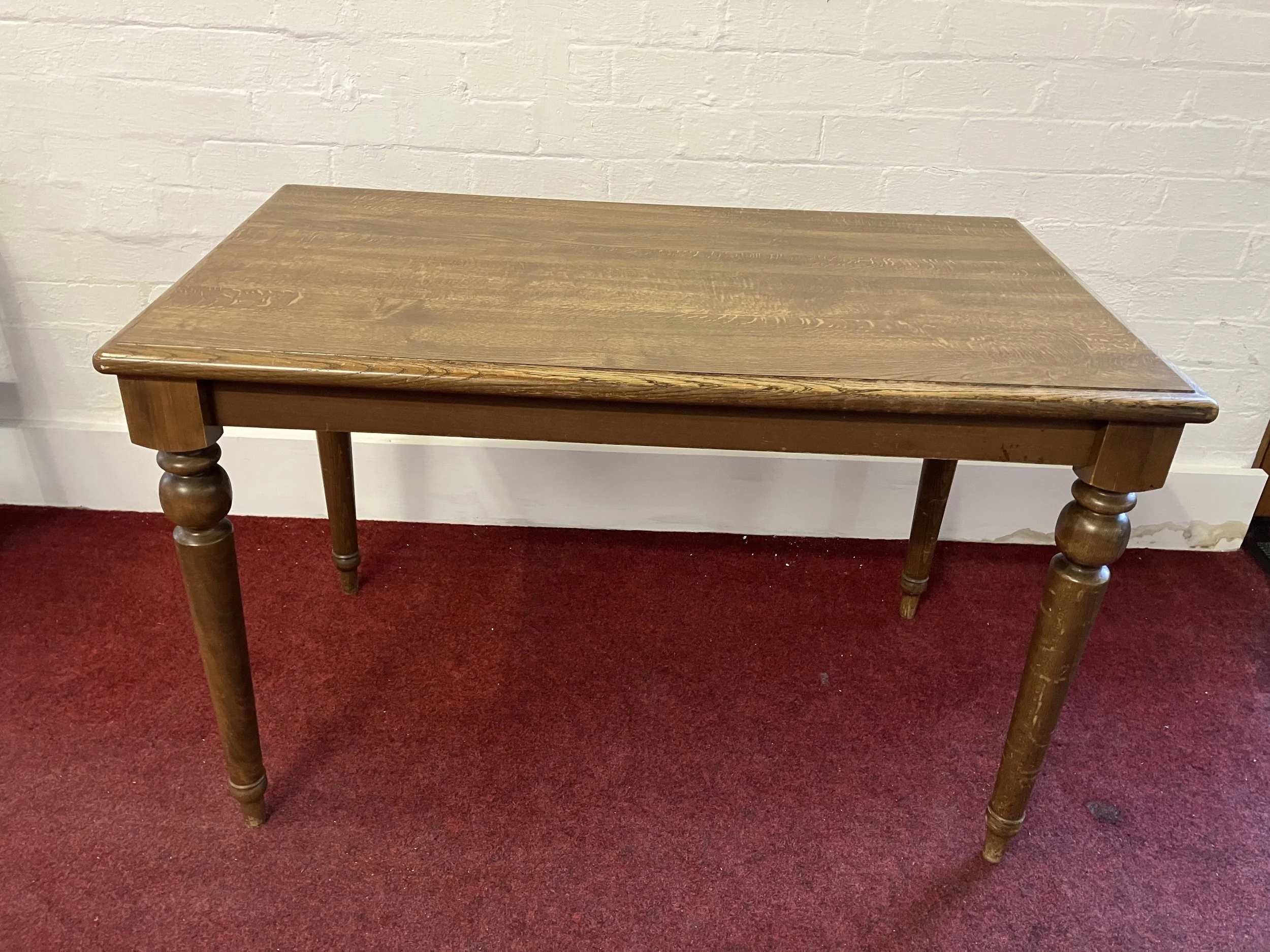 Vintage Oak Rectangle Dining / Kitchen Table