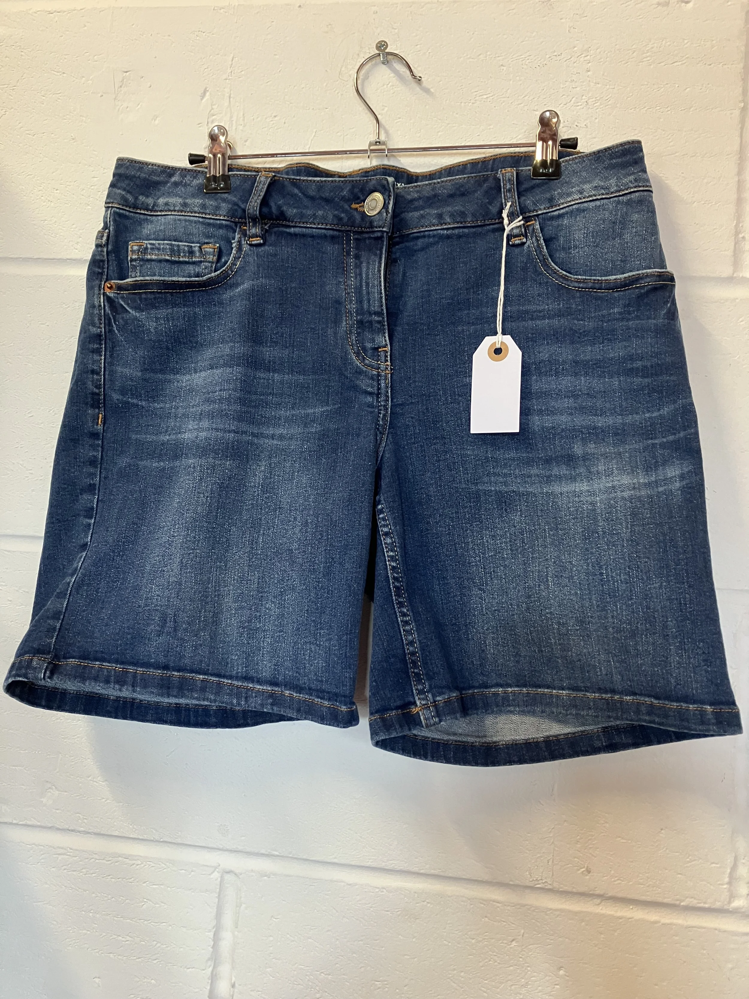 Next Blue Denim Boy Shorts Size 12