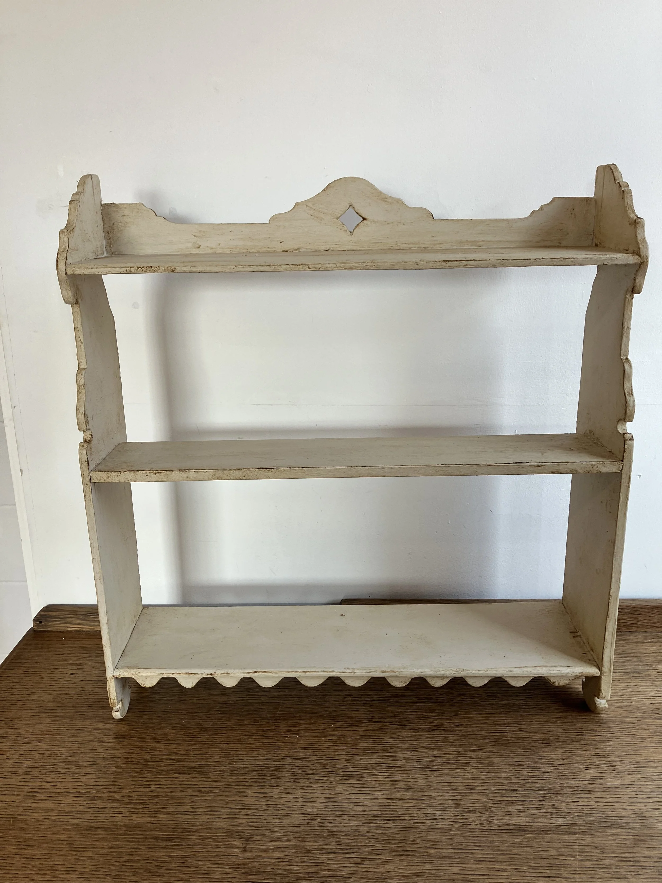 Rustic Three Tier Wall Mounted Shelves