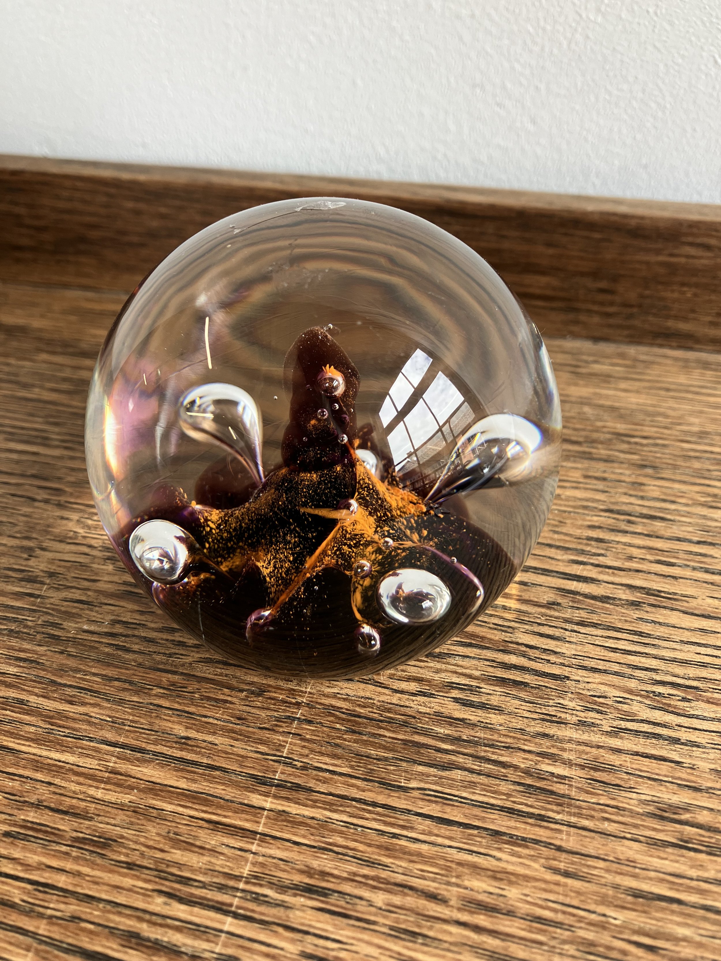 Scottish Glass Multicoloured Paperweight