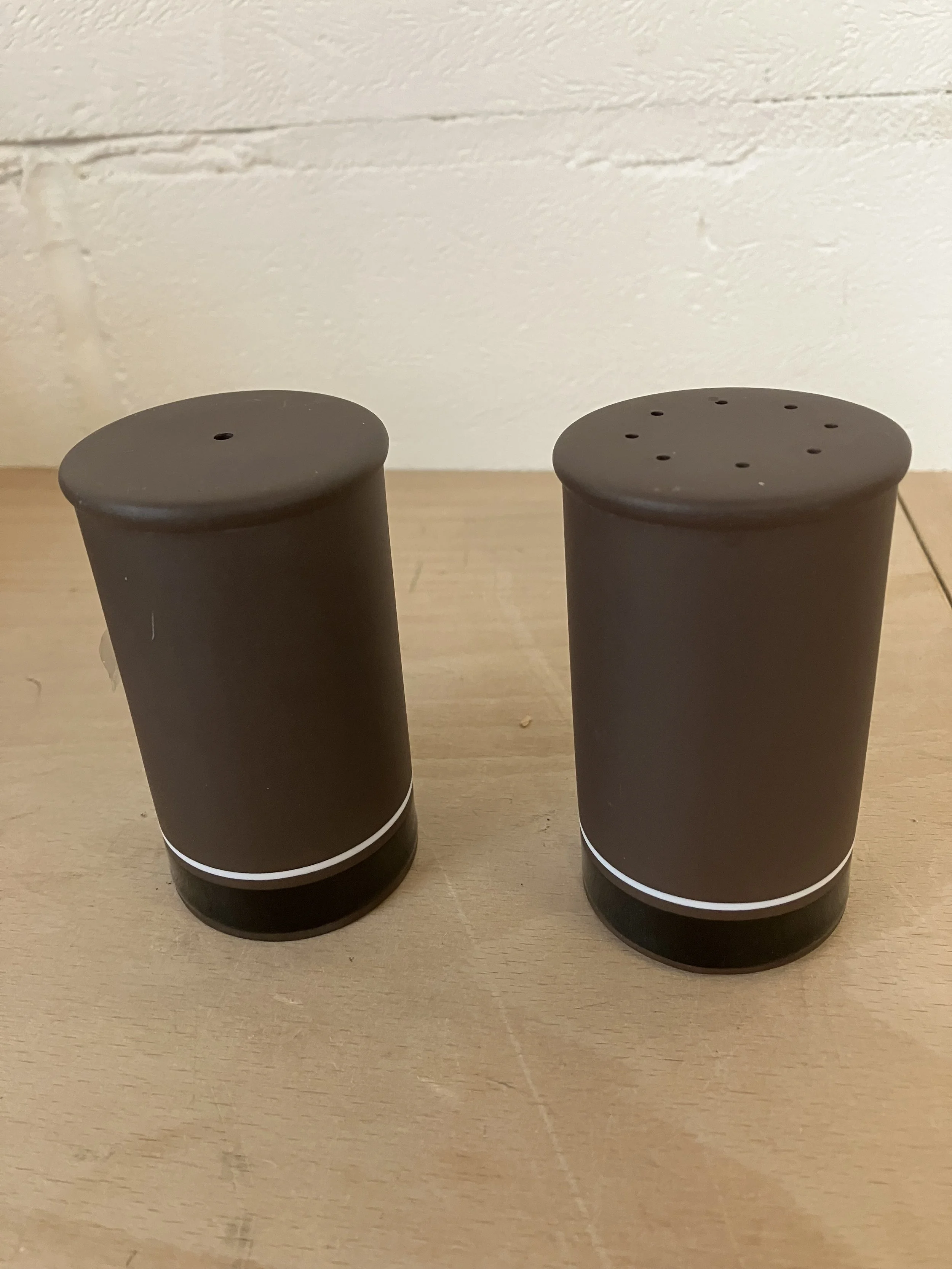 Pair of Hornsea Contrast Salt and Pepper Pots