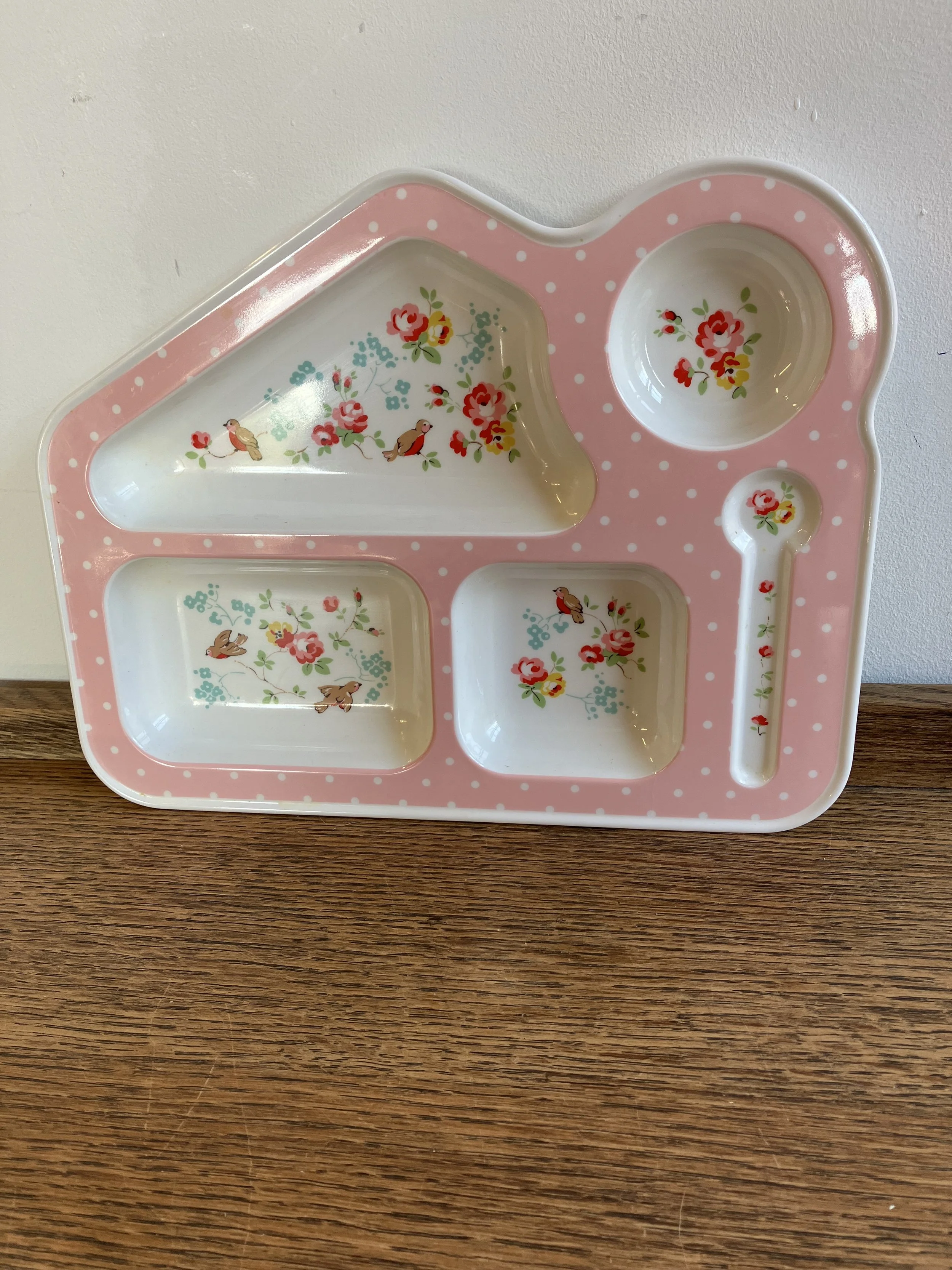 Cath Kidston Child's Melamine Sectional Dinner Tray