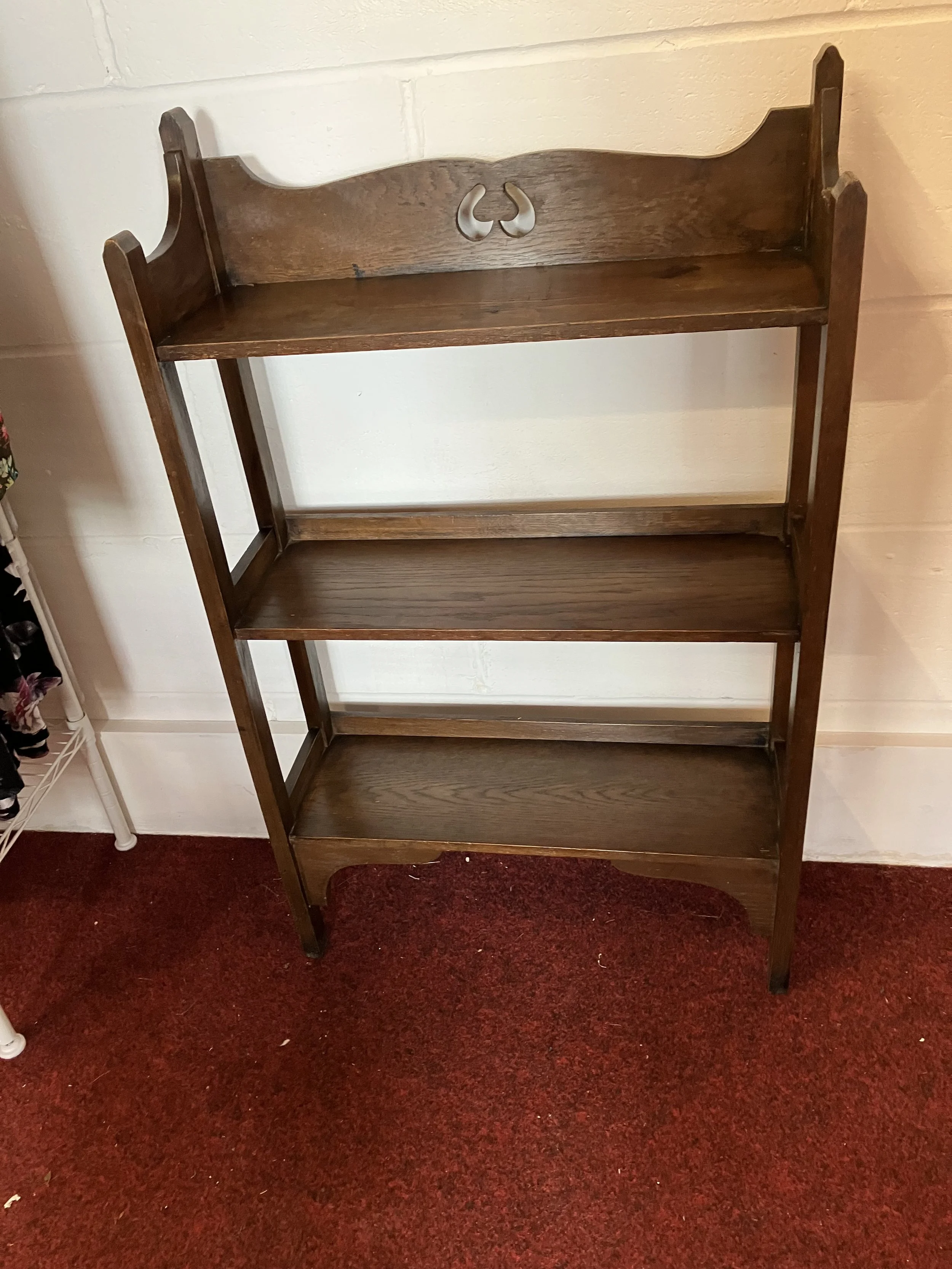 Arts and Crafts Style Freestanding Oak Bookcase
