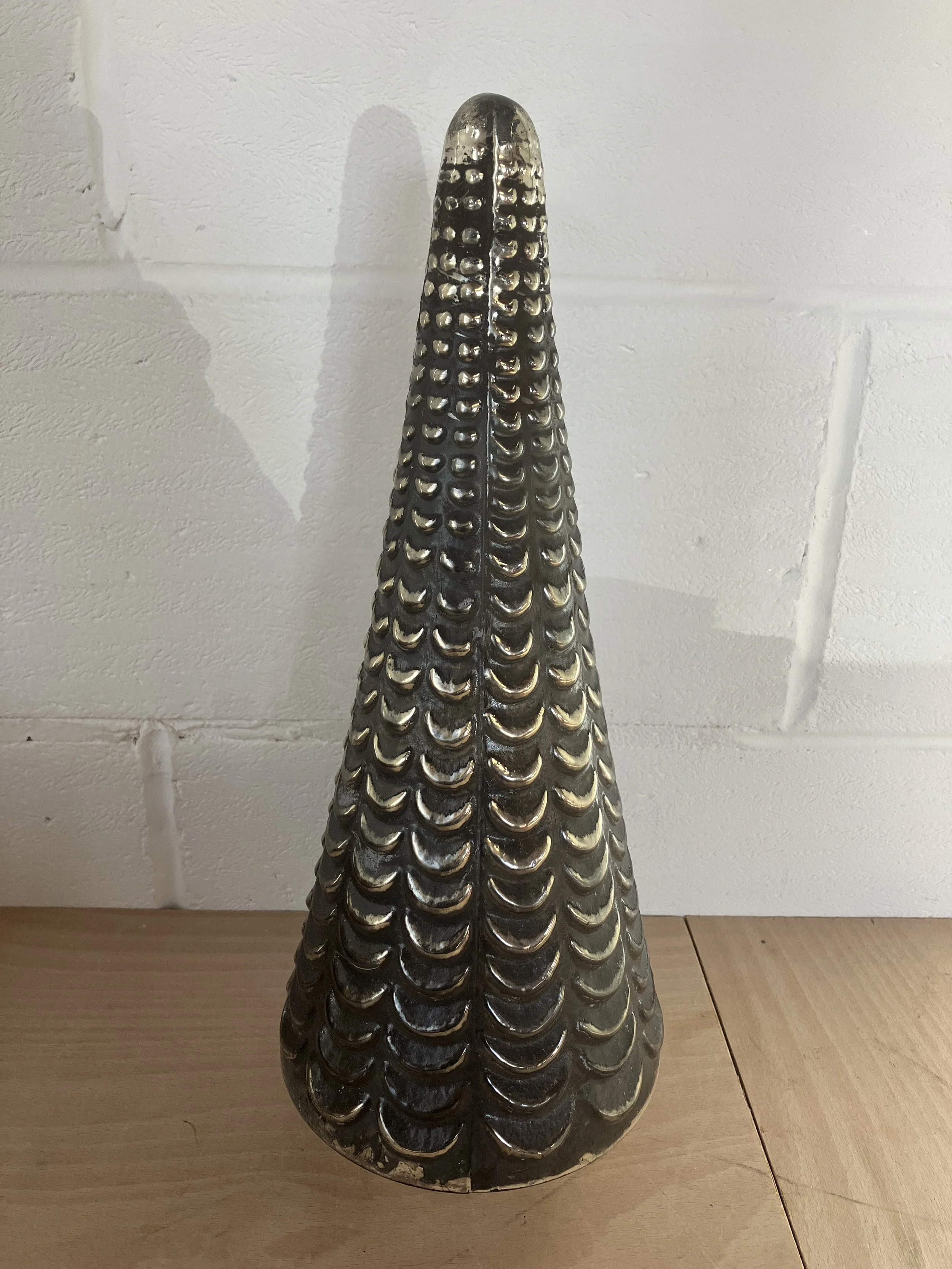 Glass Table Top Christmas Tree Shaped Ornament
