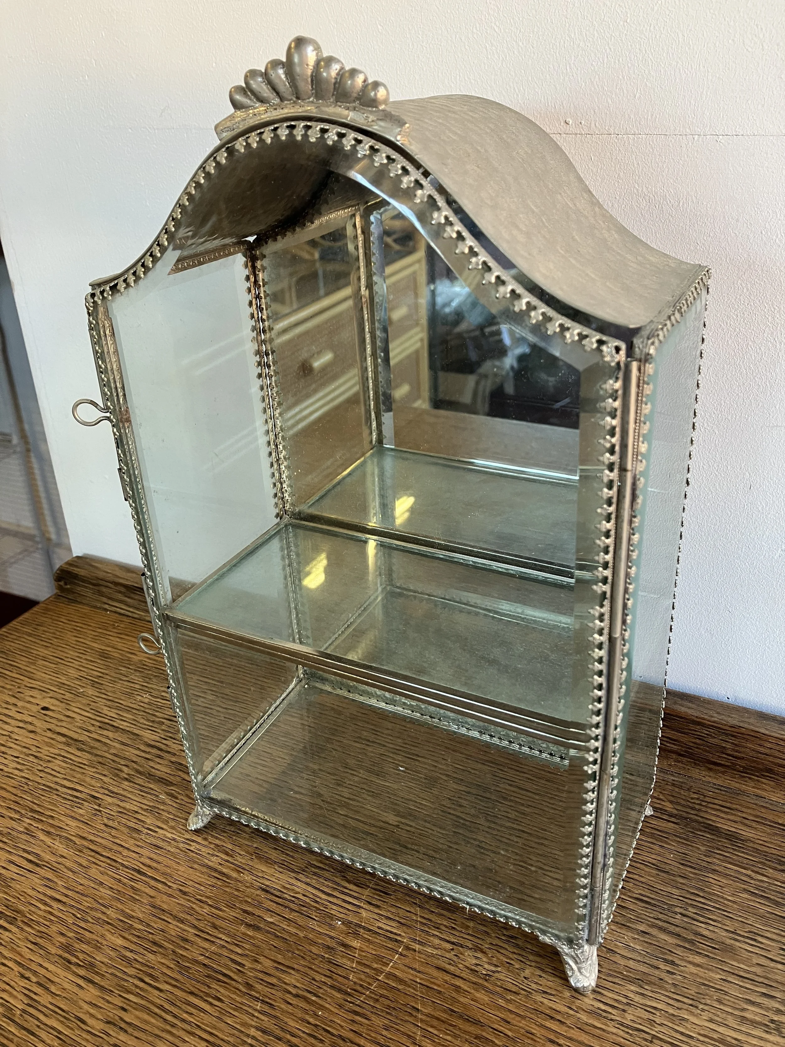 Lisbeth Dahl Vintage India Collection Small Table Top Glass Display Case