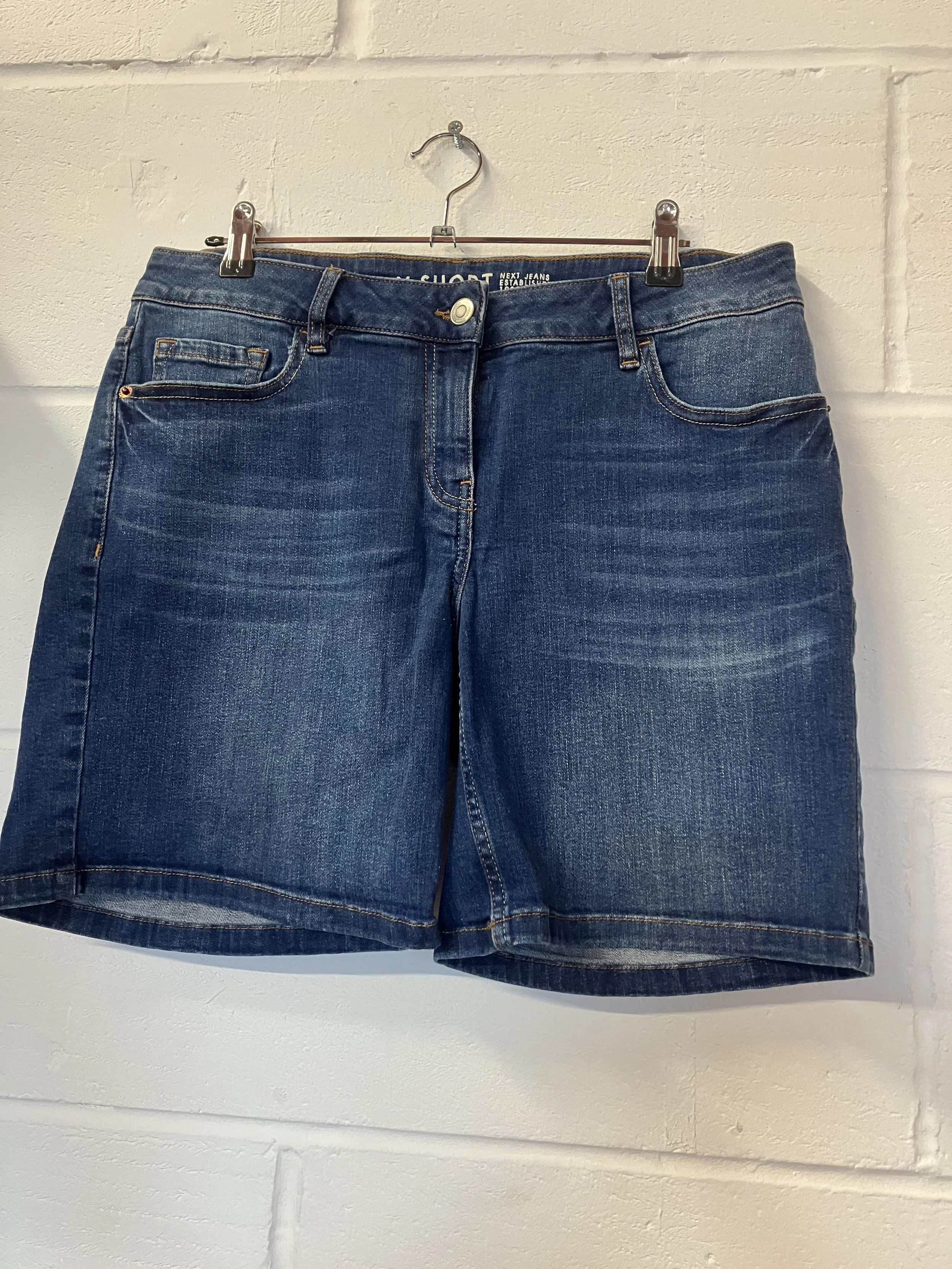 Next Cotton / Elastane Denim Boy Shorts Size 12