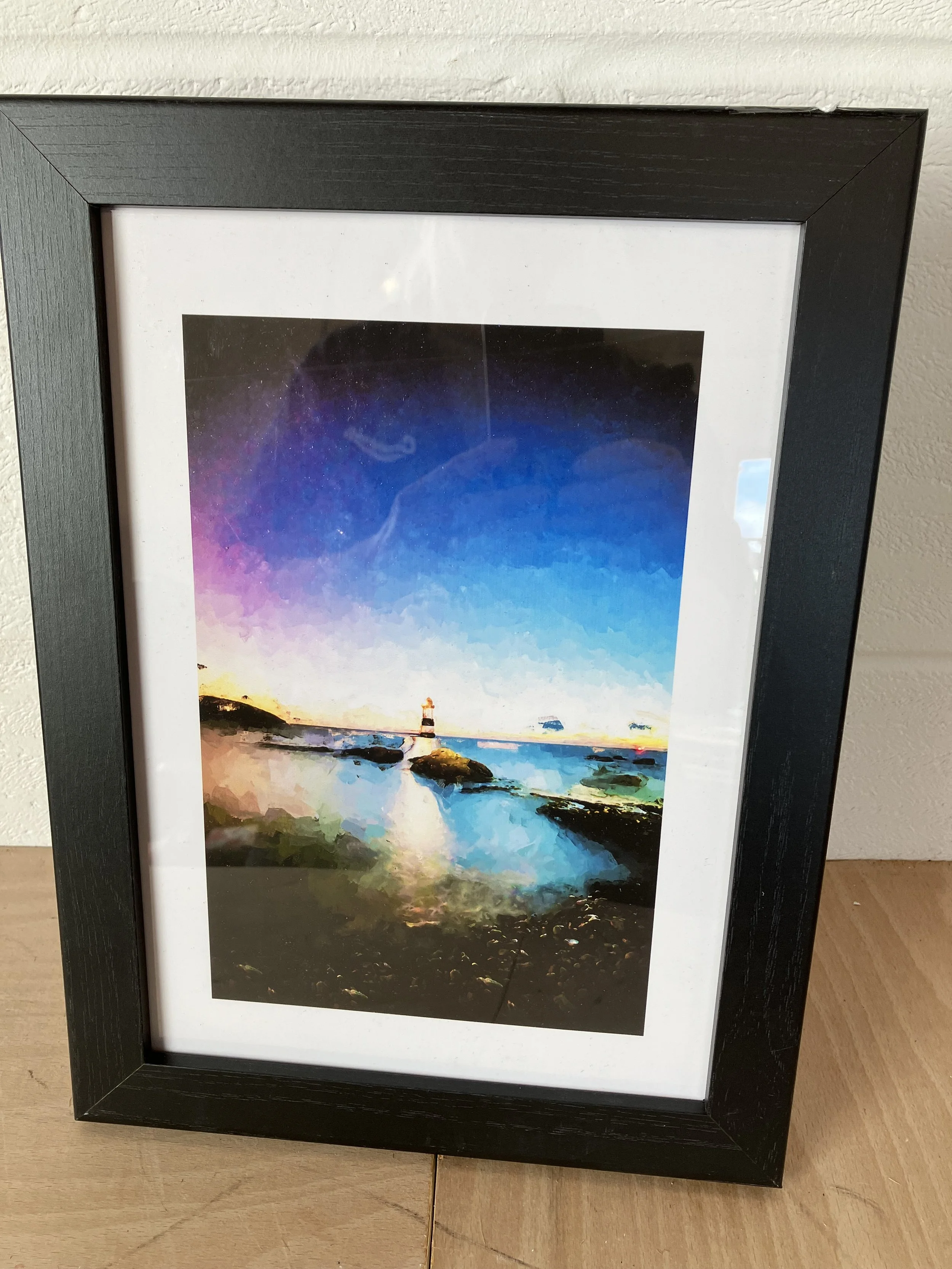 Framed Print of Penmon Lighthouse, Anglesey by Big Box Art