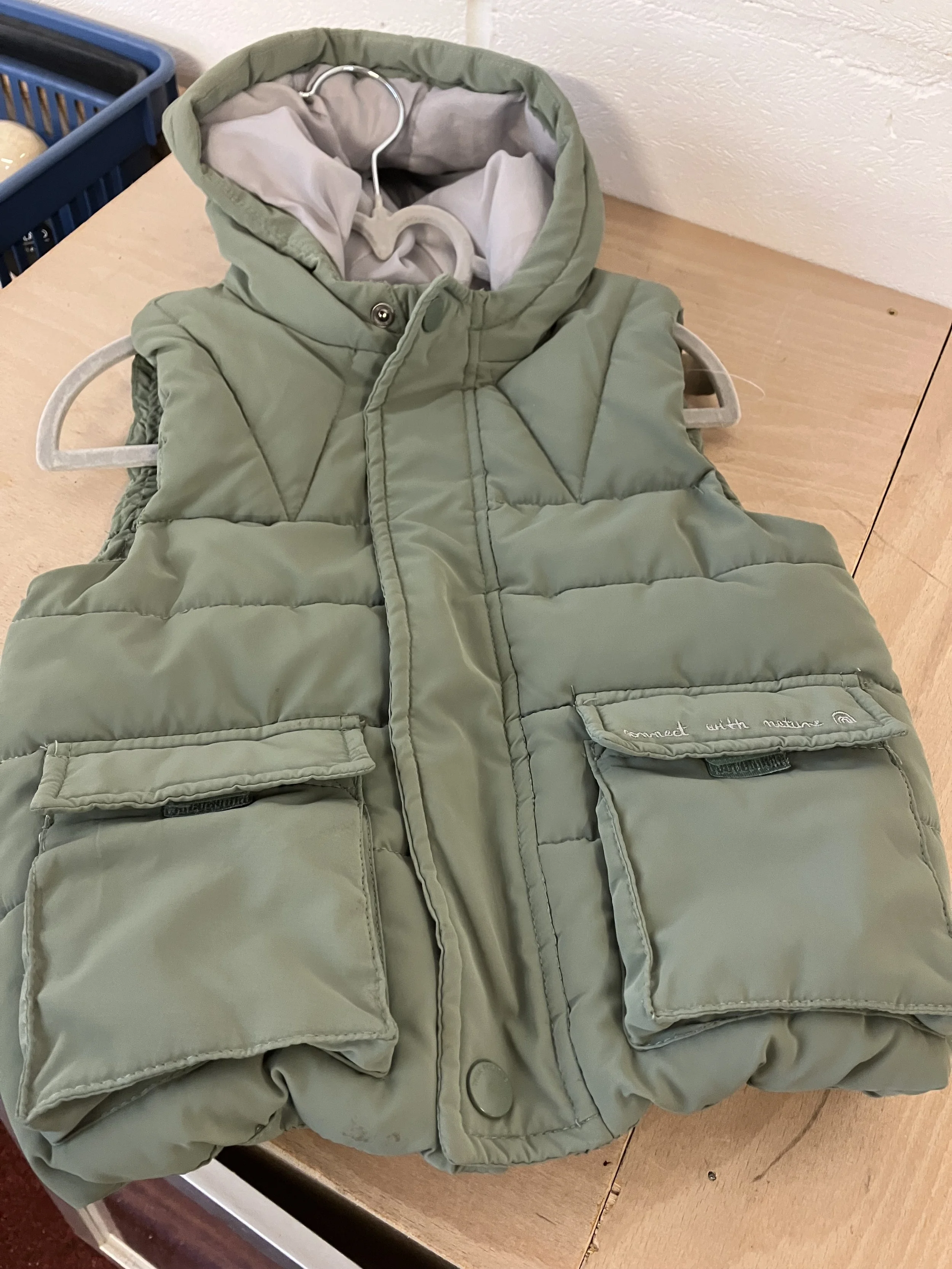 Reserved Eco Aware Babies Hooded Bodywarmer