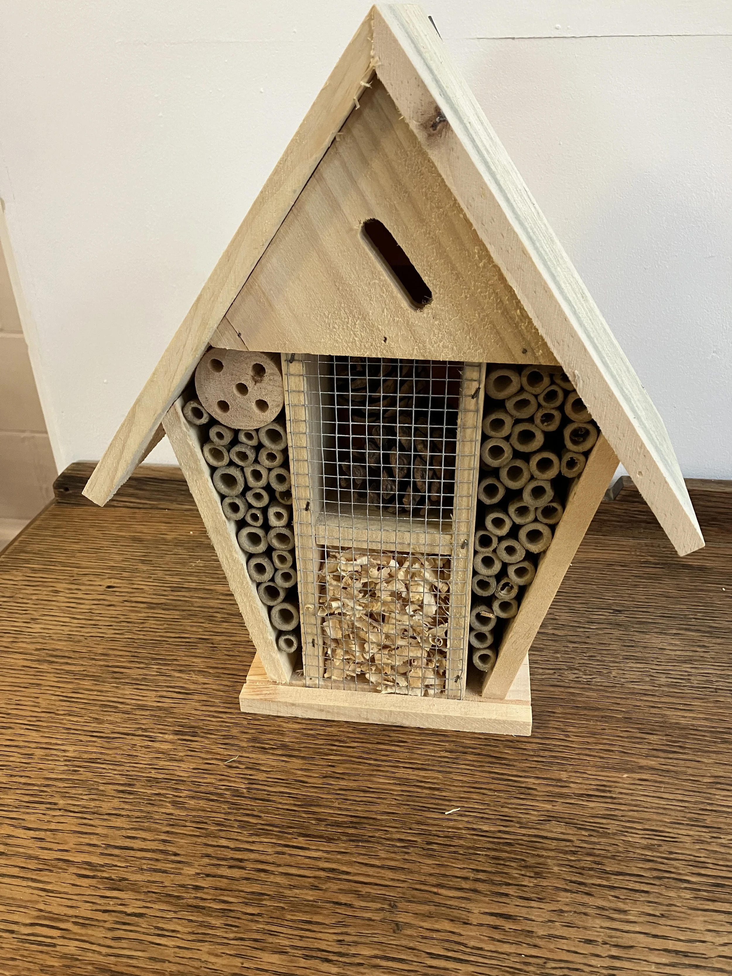 Gardenesque Plain Wooden Wall Mounted Insect Hotel
