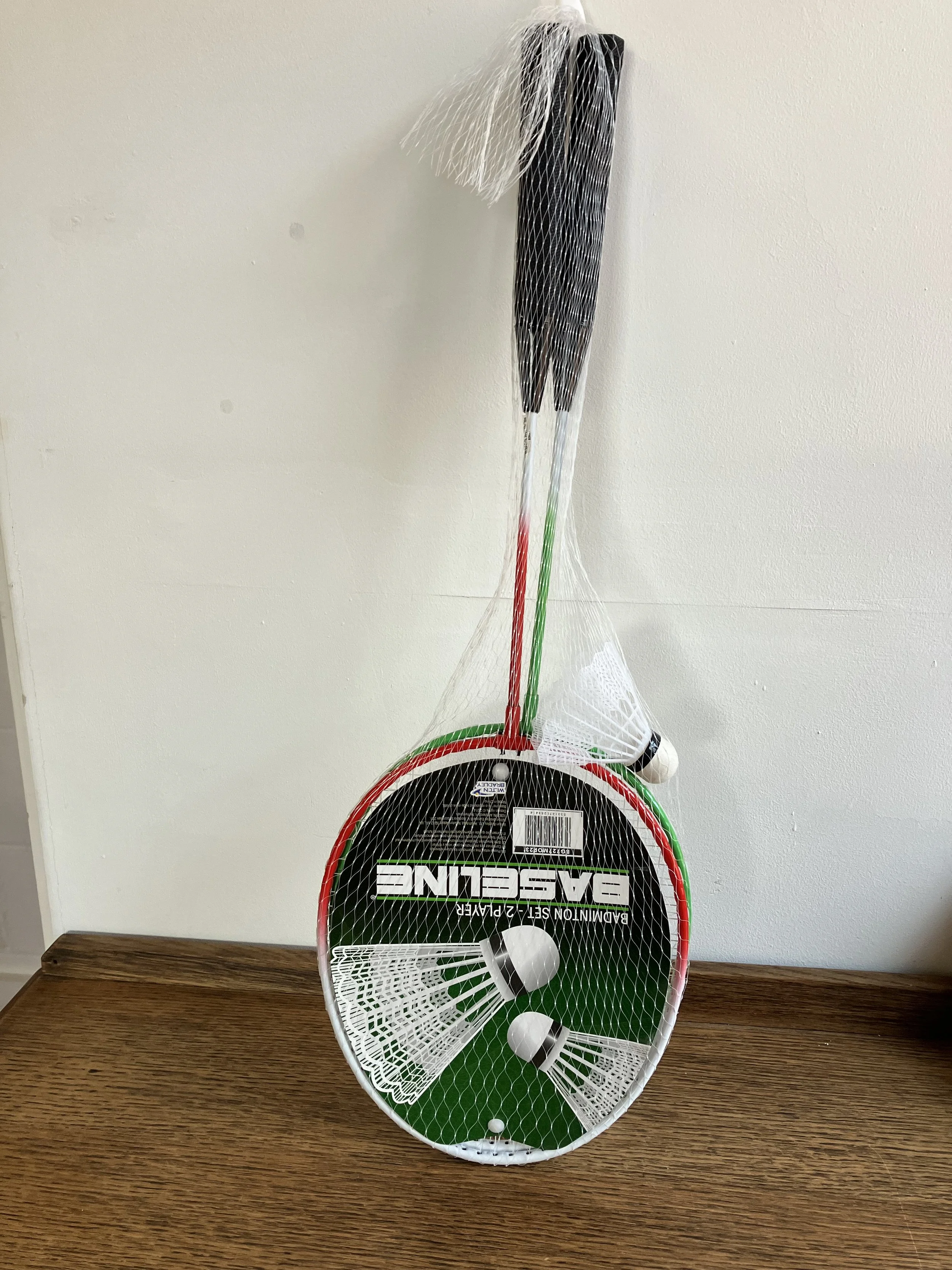 Baseline 2 Player Badminton Set with Racquets and Shuttlecock