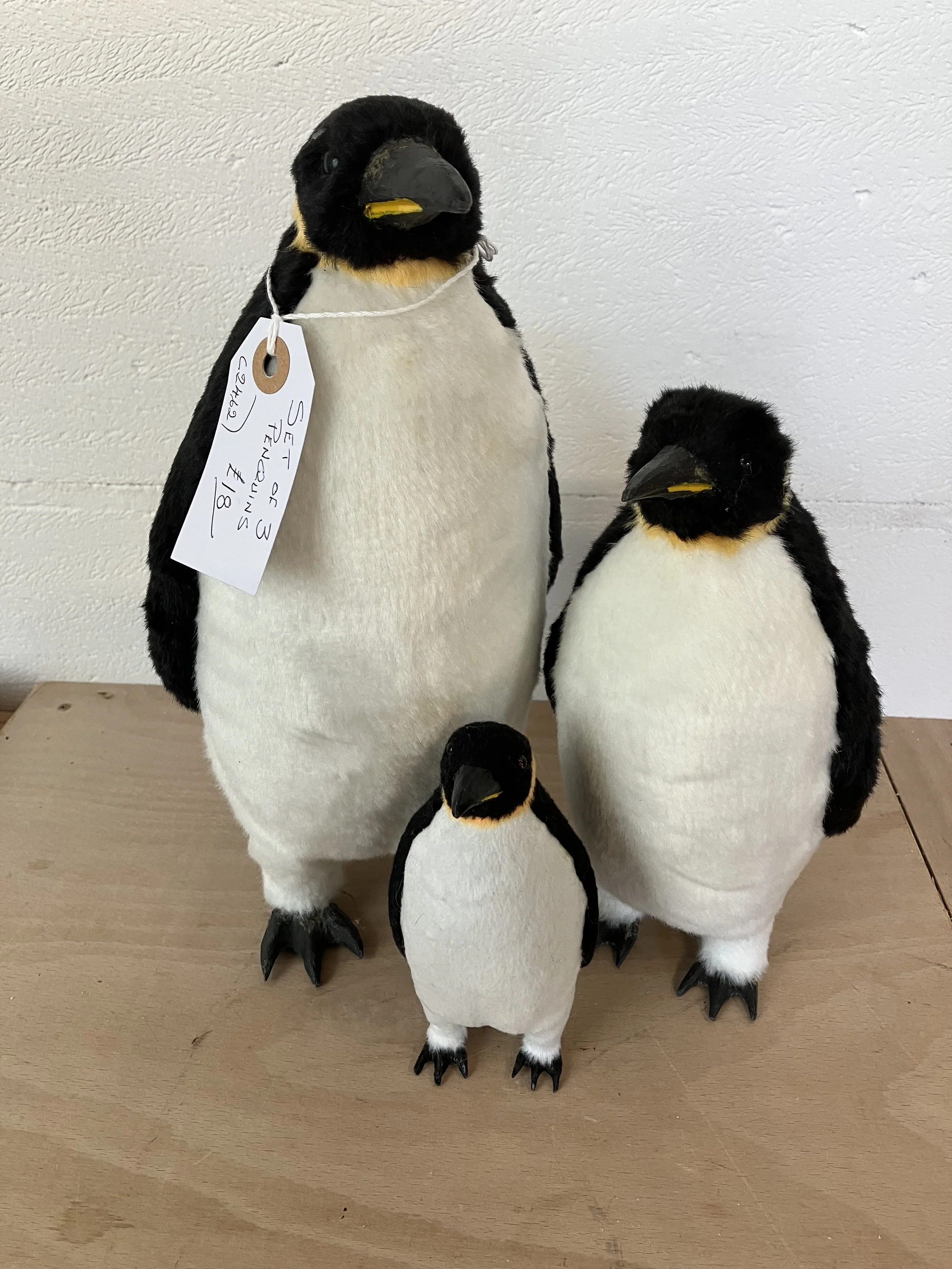Family of Three Freestanding Penguins