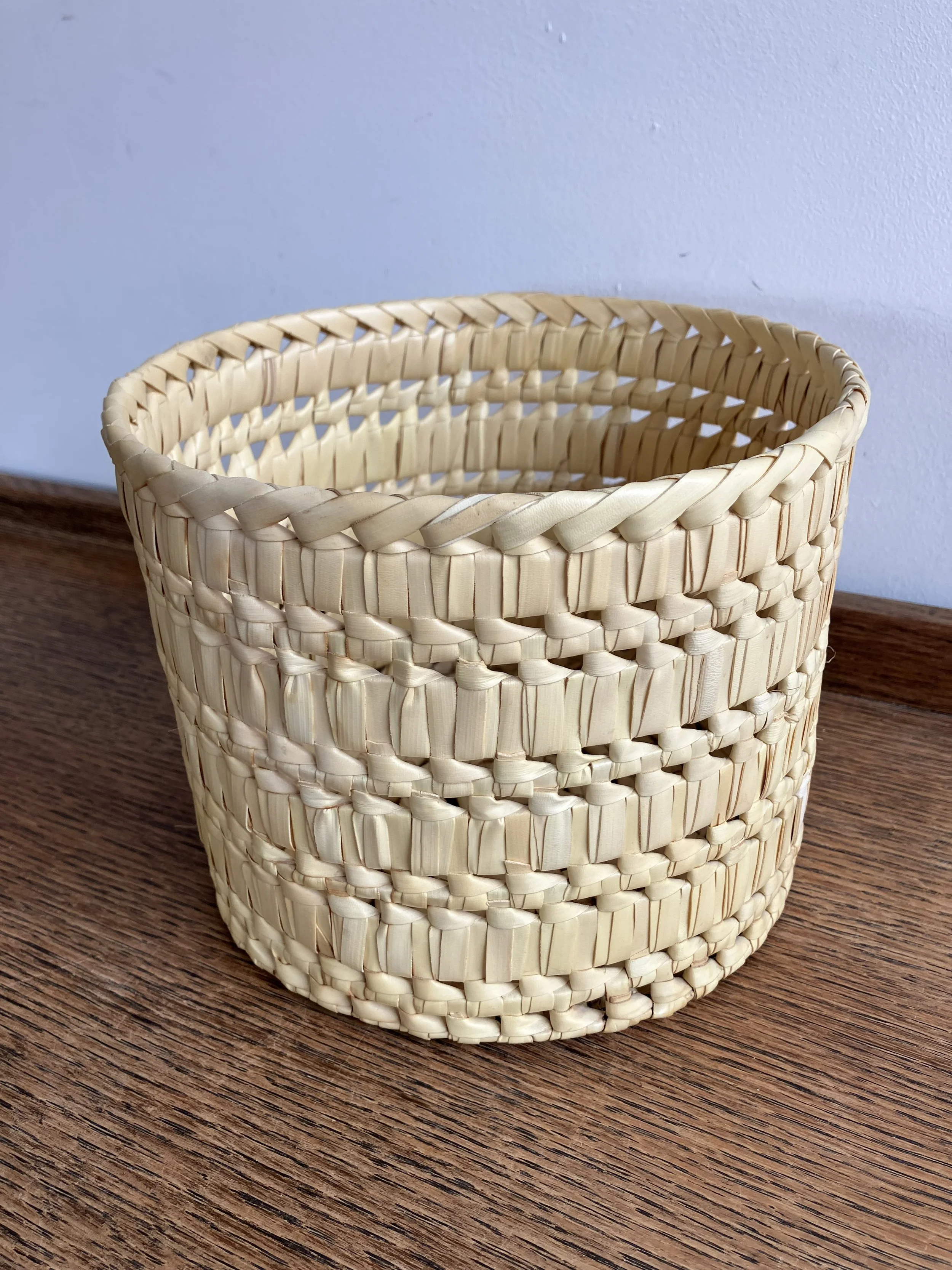 Round Raffia Plant Pot Holder
