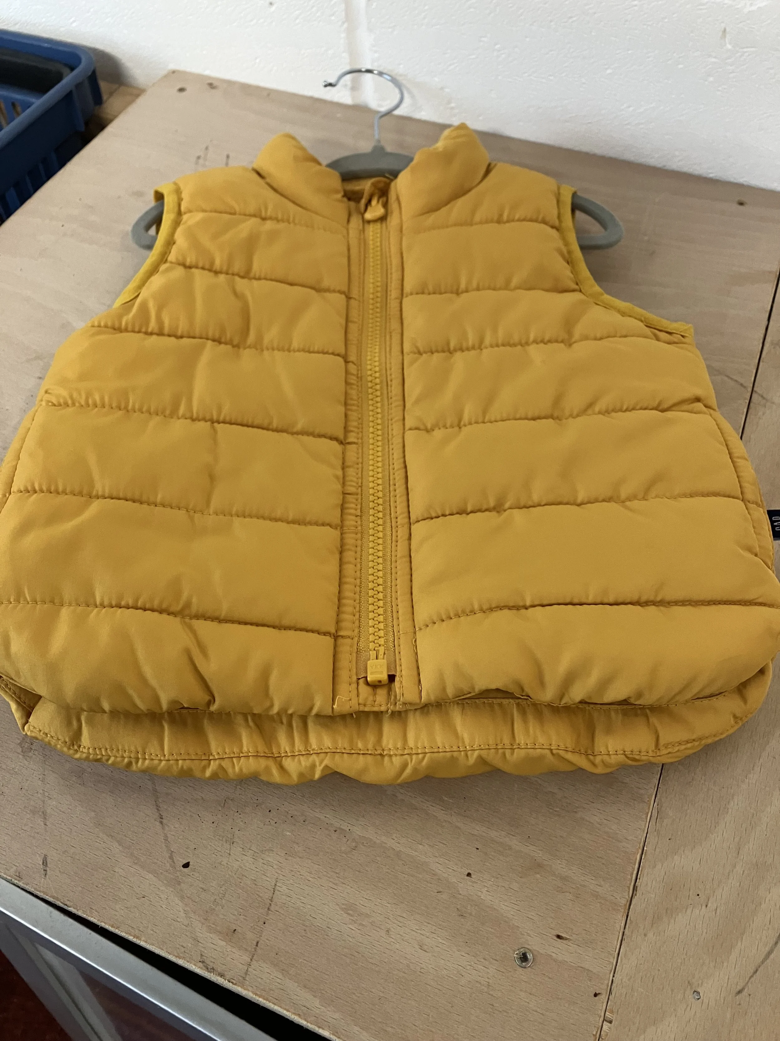 Gap Mustard Yellow Babies Sleeveless Body Warmer