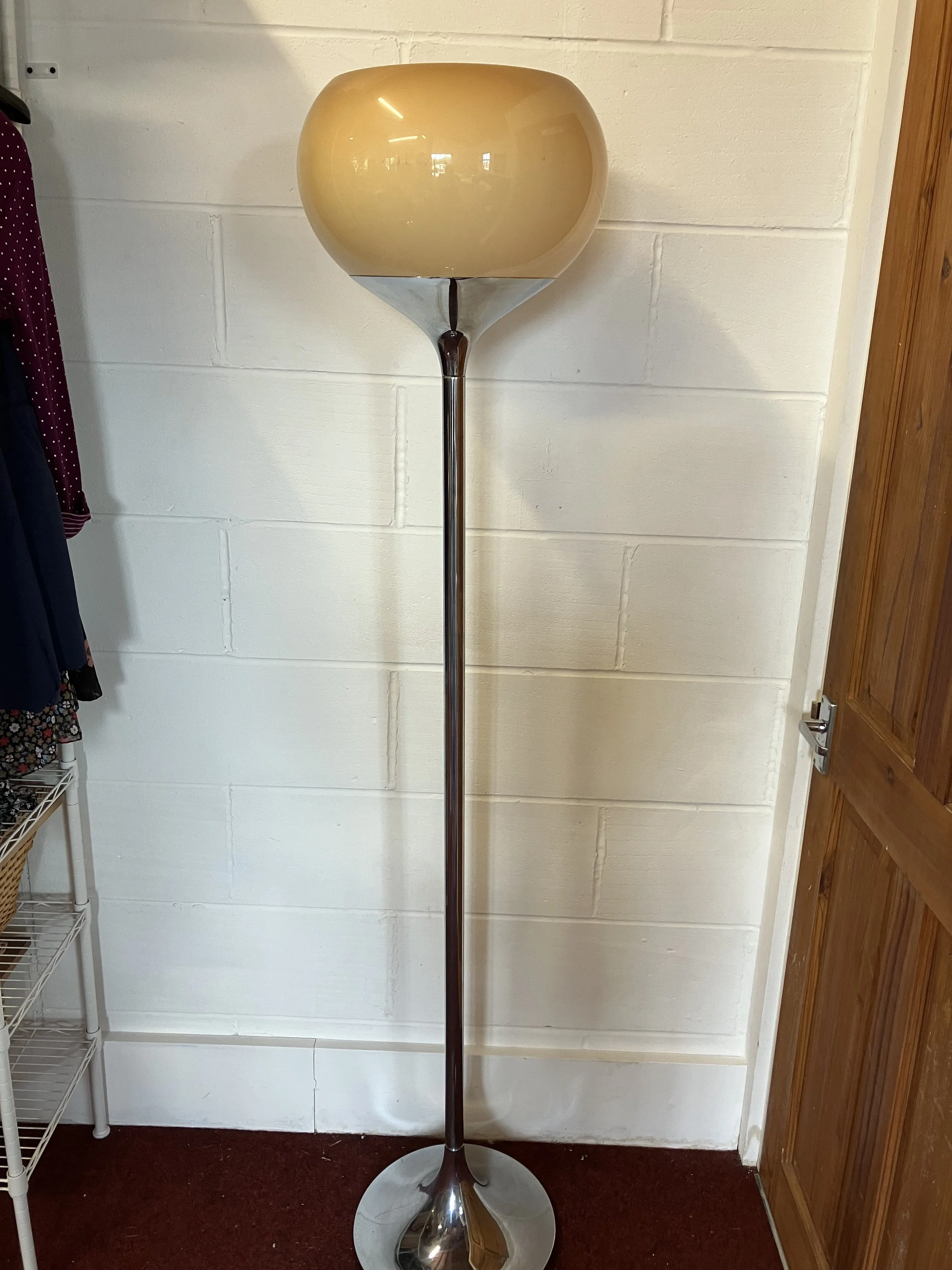 Vintage Italian Flash Floor Lamp by Harvey Guzzini