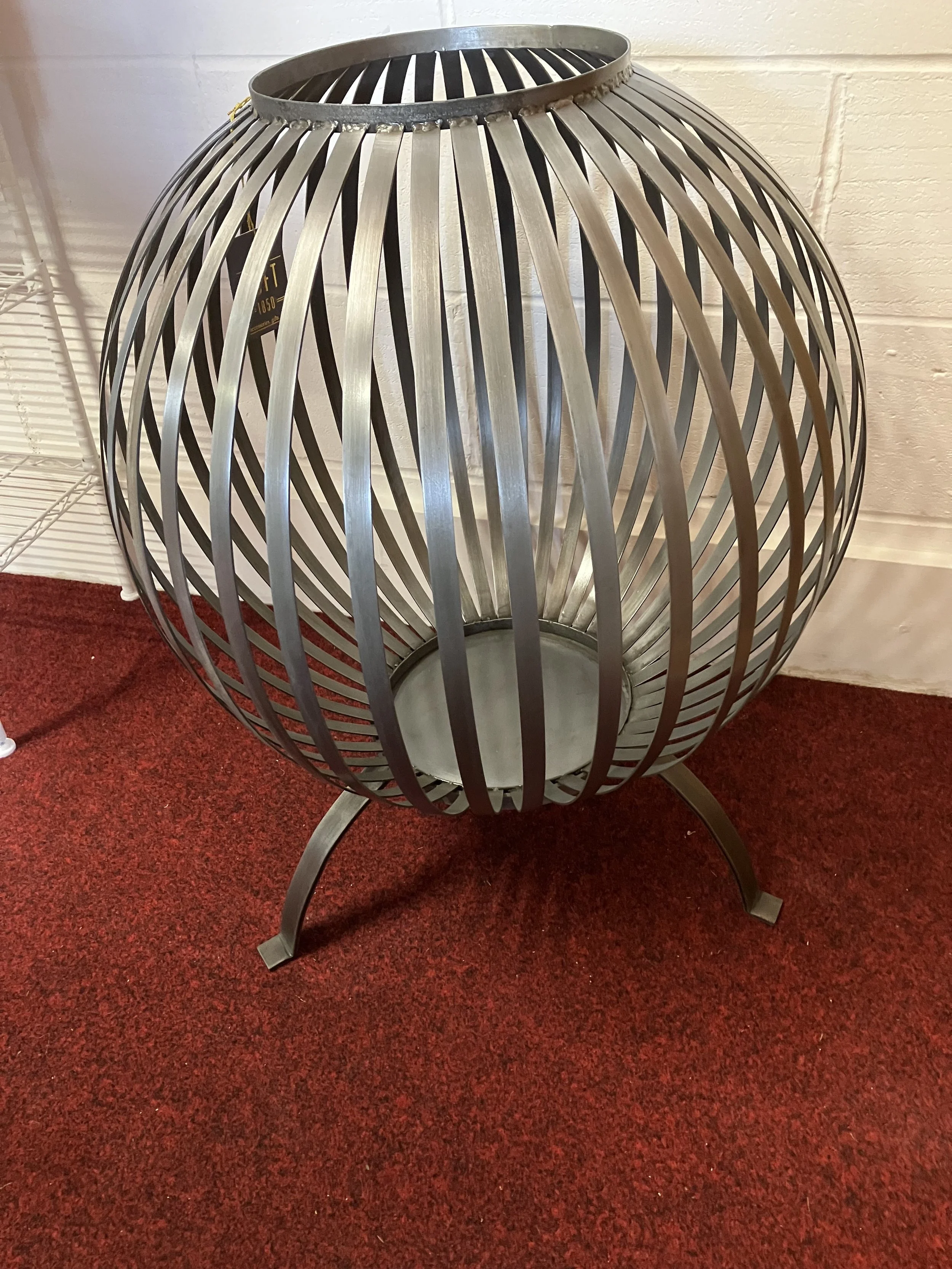 Loft 1850 Large Blacksmith's Dome Shaped Fire Pit on Stand