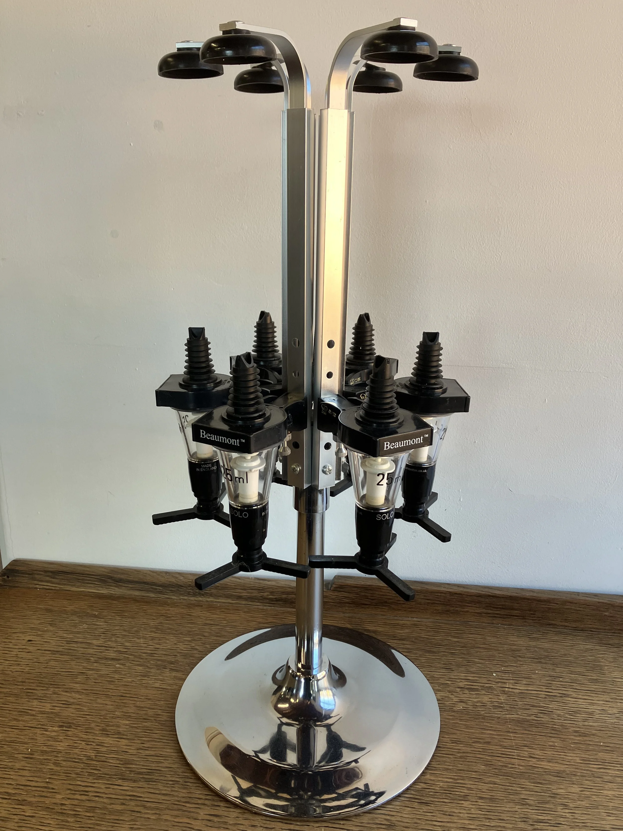 Beaumont Six Piece Bar Optic Dispenser Stand