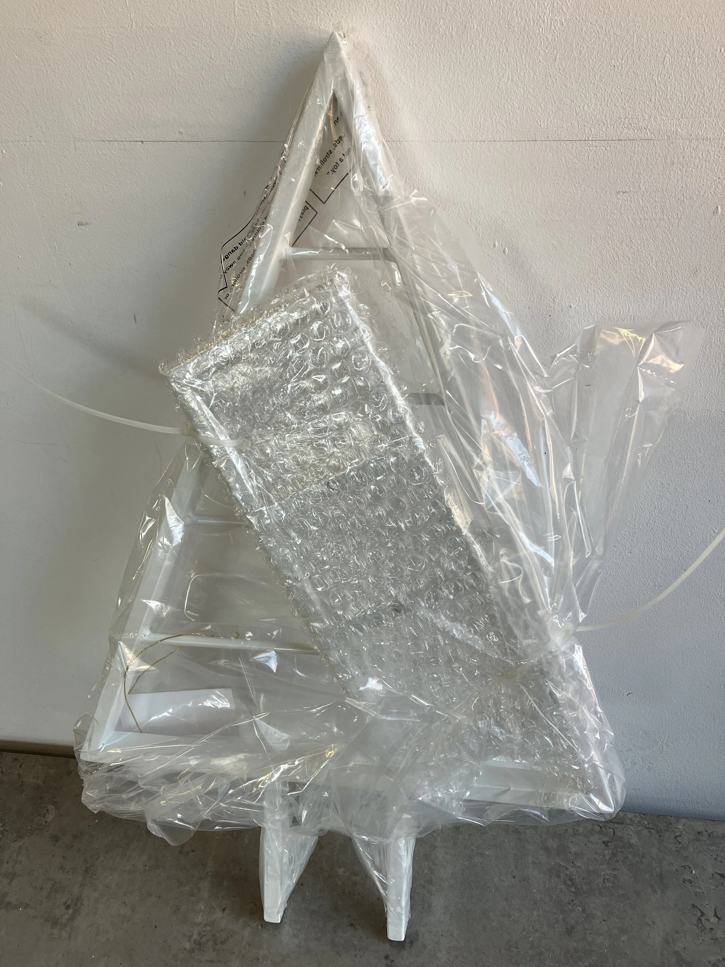 Loft 1850 Small White Metal Table Top Christmas Tree