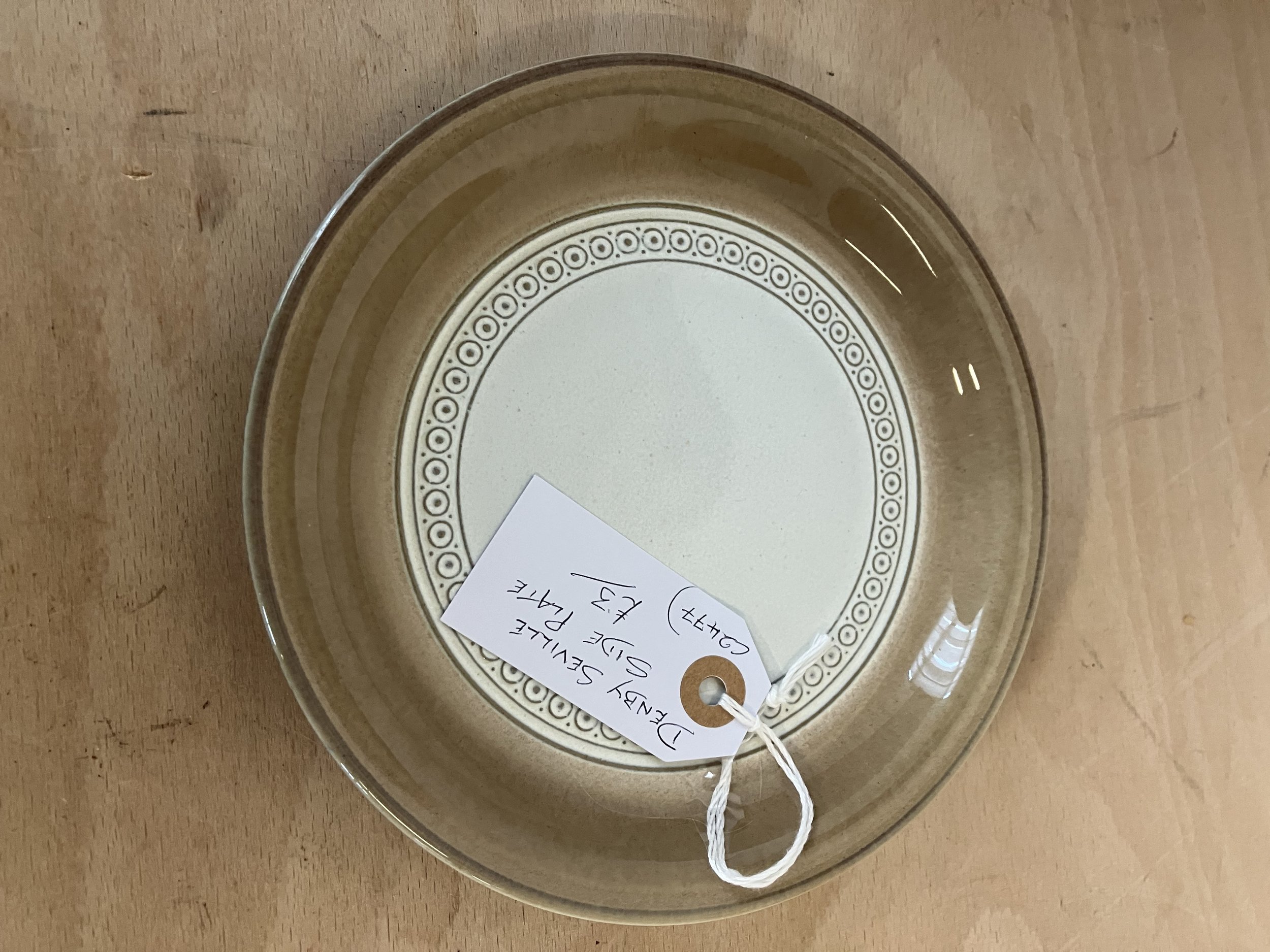 Denby Seville Pattern Single Side Plate