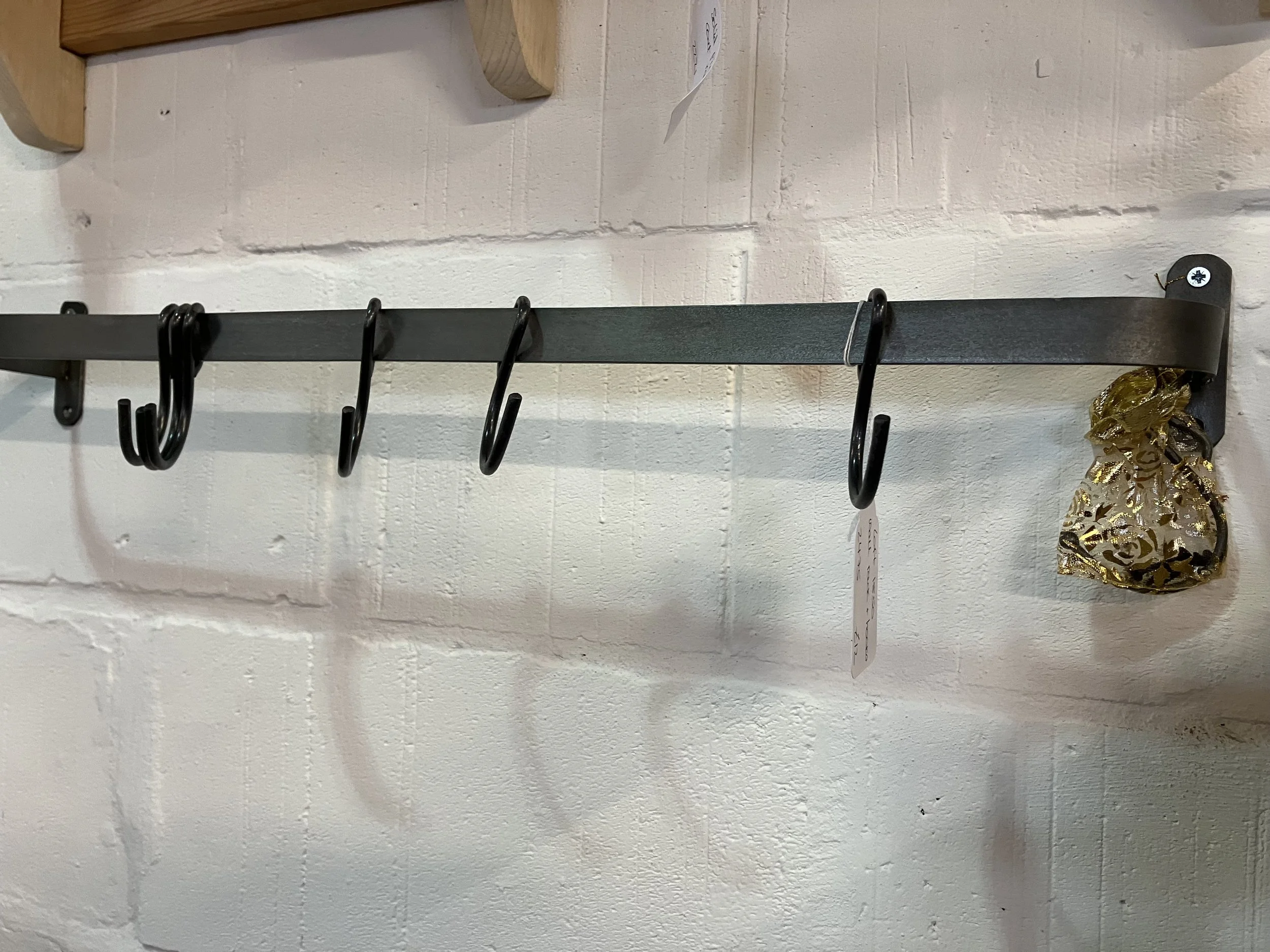 Loft 1850 Brushed Steel Lynton Design Wall Mounted Utensil Shelf