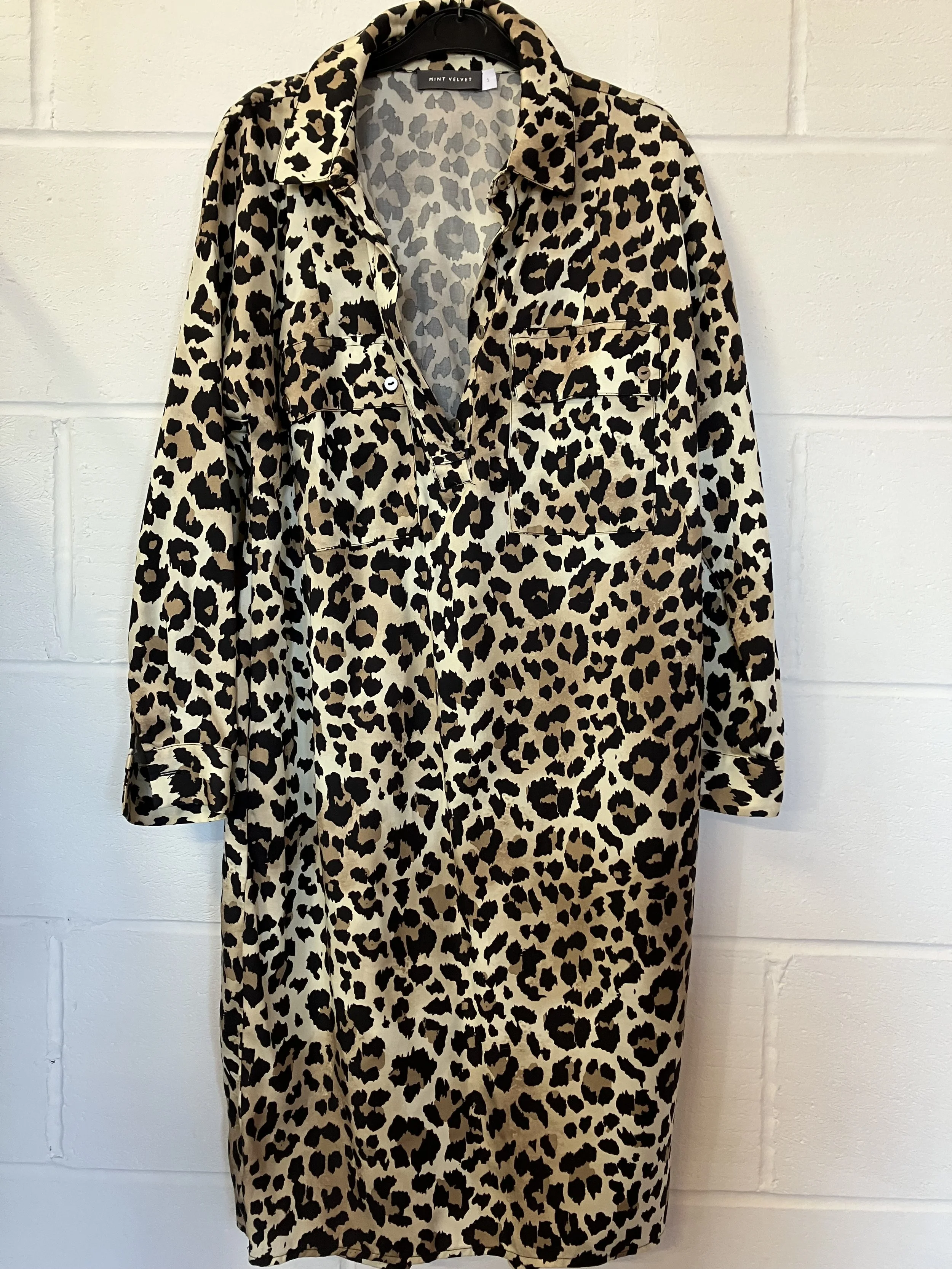 Mint Velvet Ladies Animal Print Dress Size 10