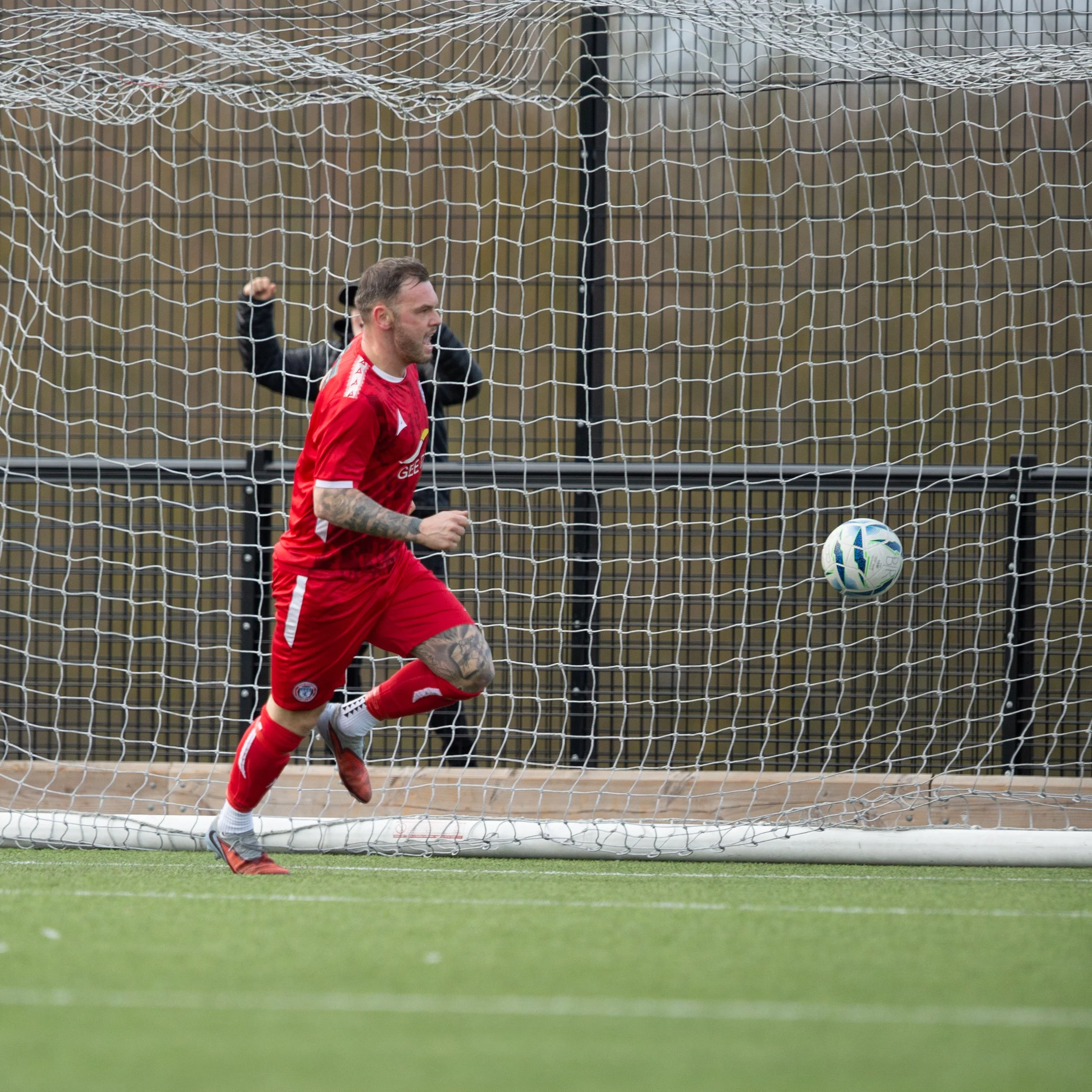 Rose opens the scoring after the keeper messes up a back pass.