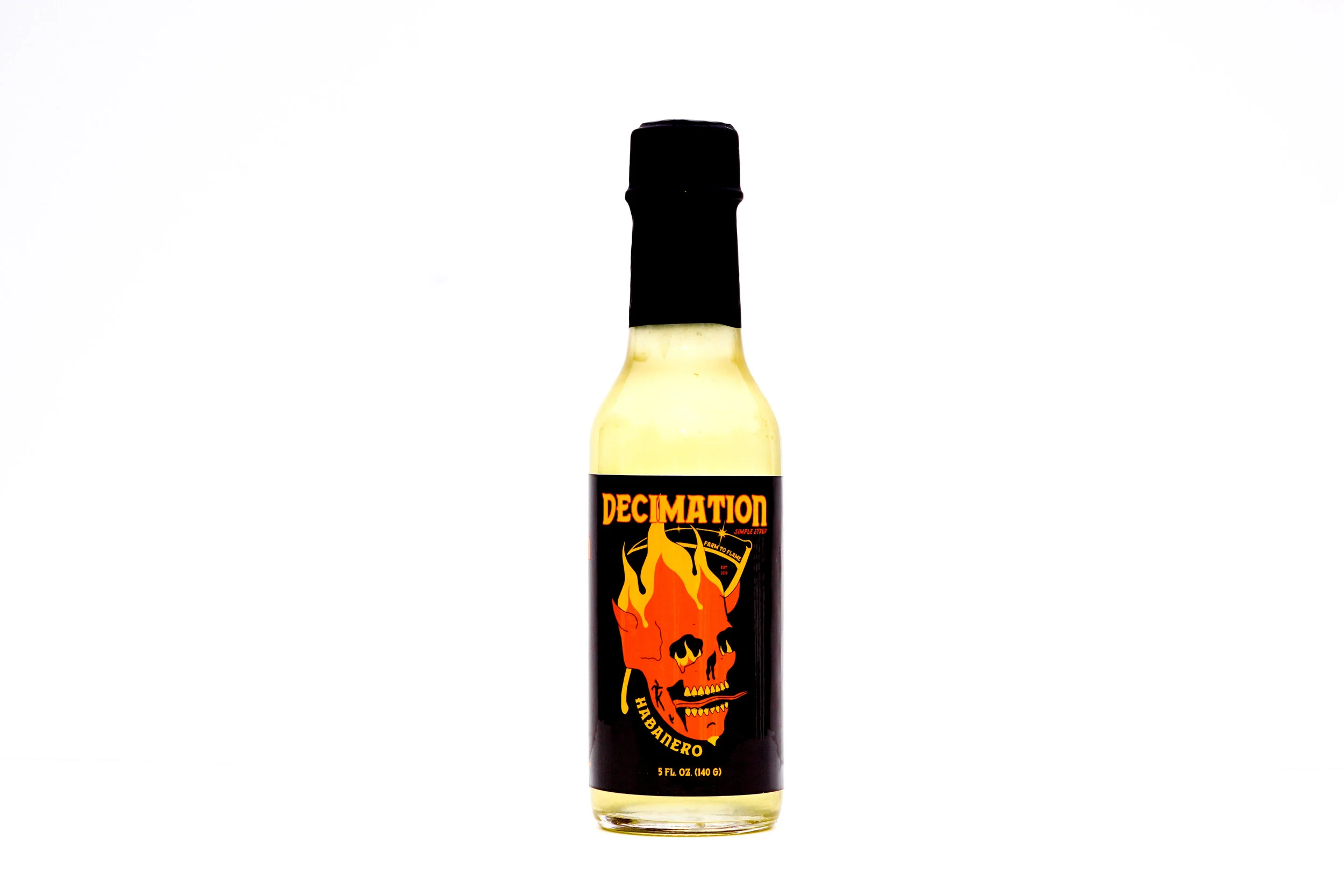 HABANERO SIMPLE SYRUP — Decimation Hot Sauce