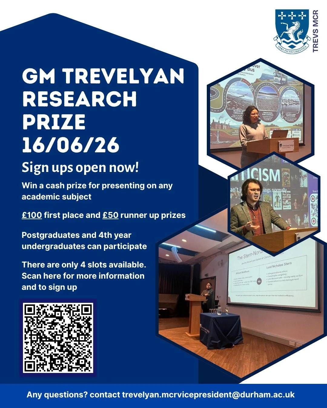 The College's annual Research Prize is open for sign ups! 

Link to the form with more info in bio