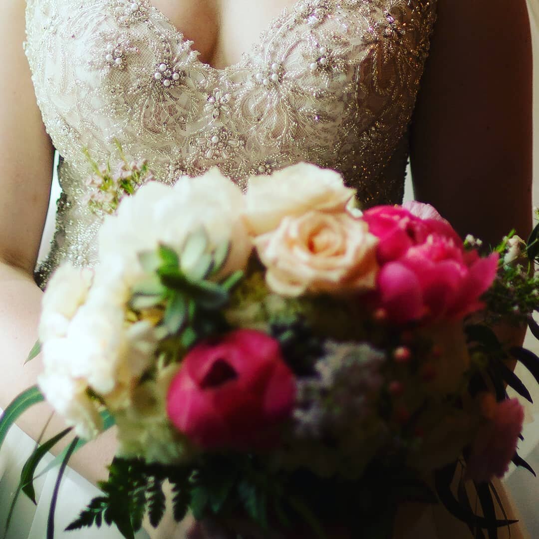 Bridal bouquet by Susan. #bridalbouquet #weddingbouquet #weddingflorist #weddingflowers #blackeyedsusanflowers