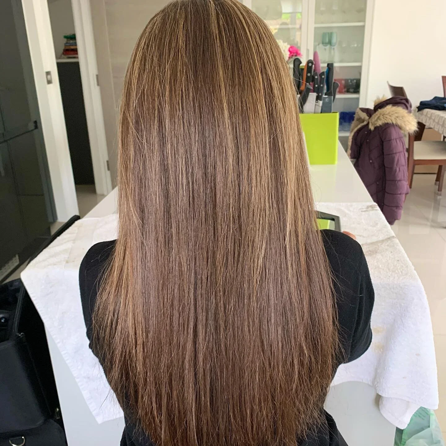 Beautiful shine!! 😍😍

This style can be created in the comfort of your own home at a time convenient for you. Get in touch now for more information and pricing. 

&bull;
&bull;
&bull;
&bull;
&bull;
#mobilehairdressing #mobilehairdresser #hair #hair