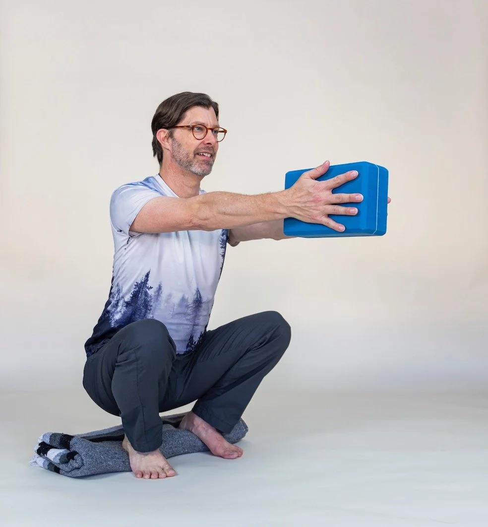 Learn to help students who struggle with Squat pose.