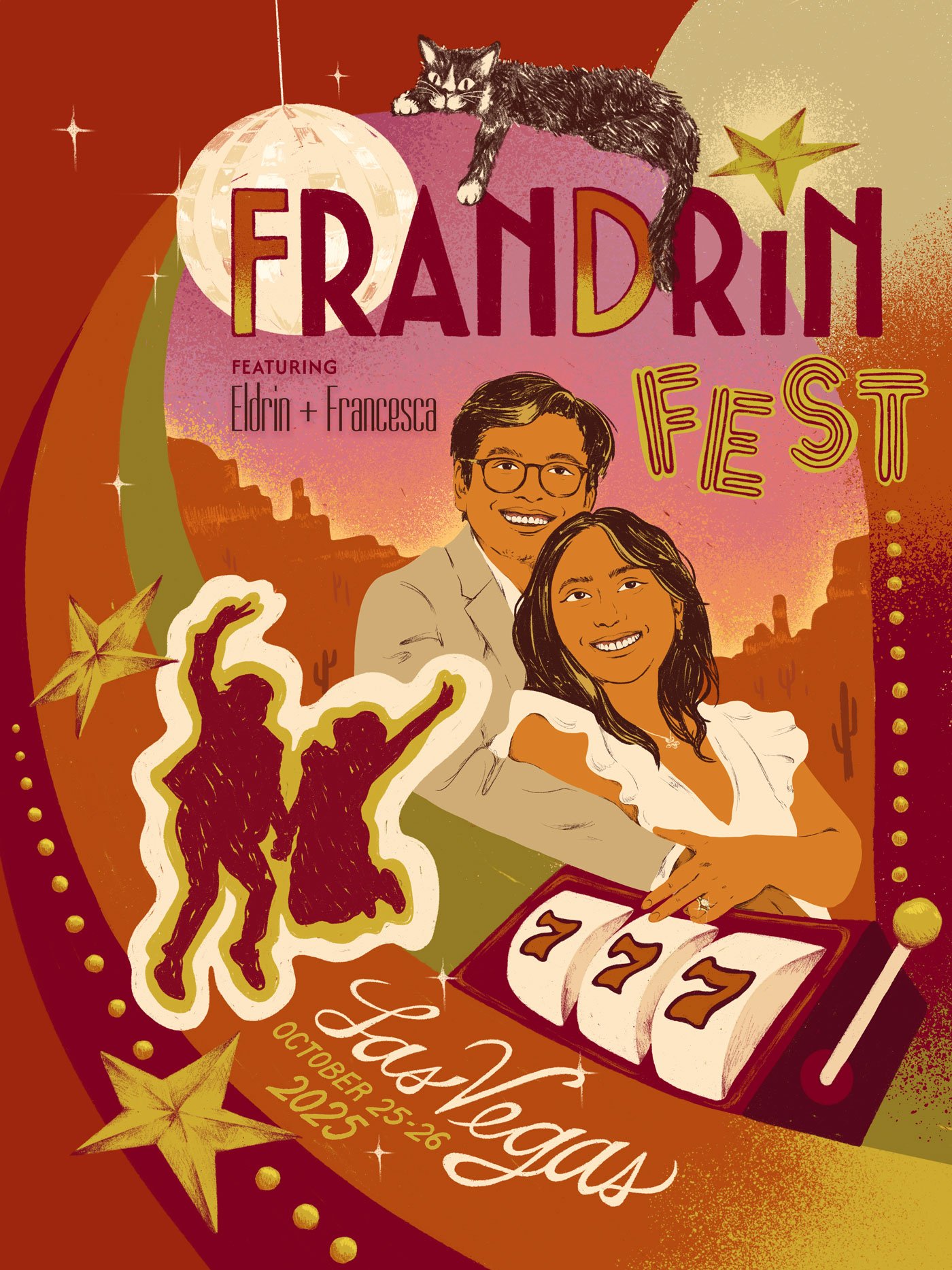Frandrin Fest, wedding poster commission