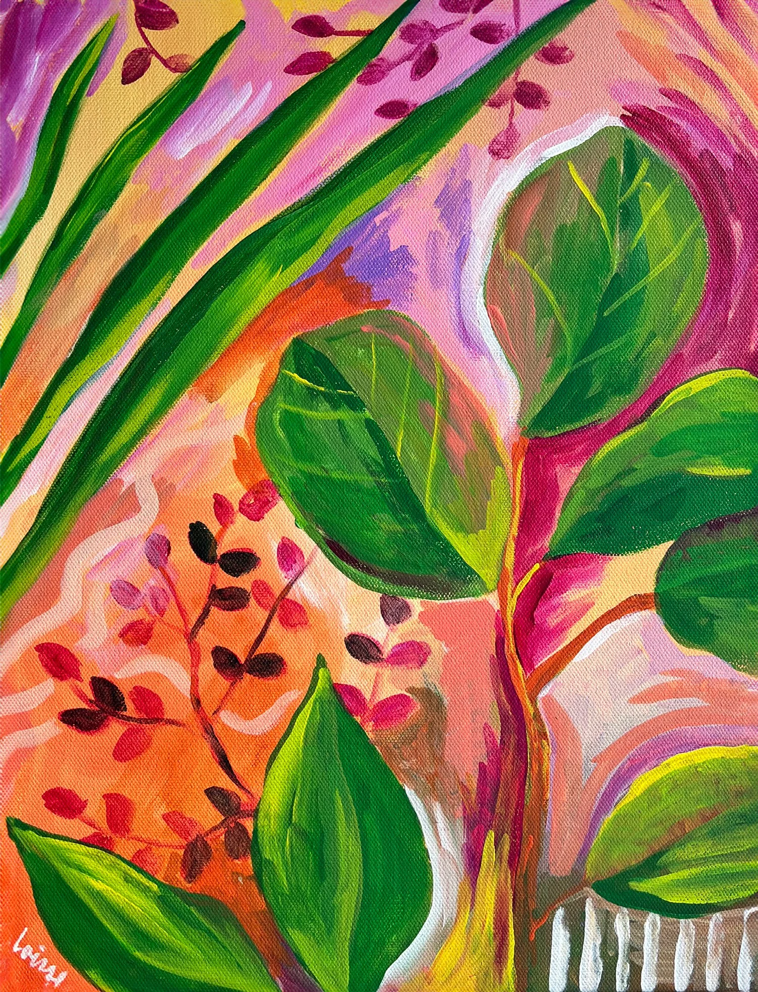 Healers, 12x16”, acrylic on canvas, 2024