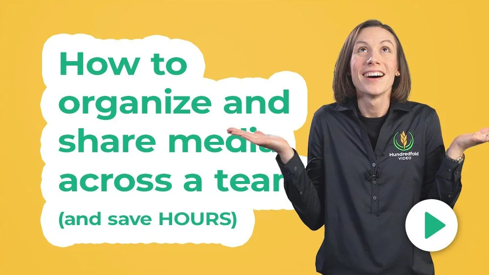 How to organize and share media across a team (and save HOURS)