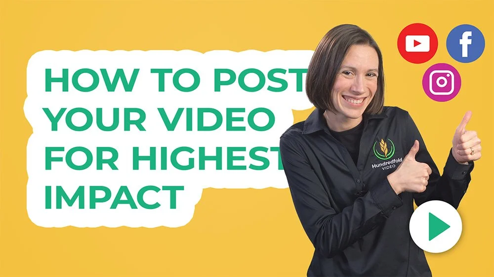How to post your video for highest impact on YouTube, Facebook and Instagram (UPDATE 2026)