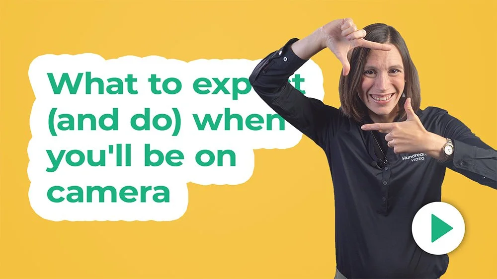 What to expect (and do) when you'll be on camera 🎥