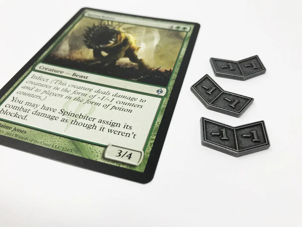MTG Metal Buff Counters  Citadel Black